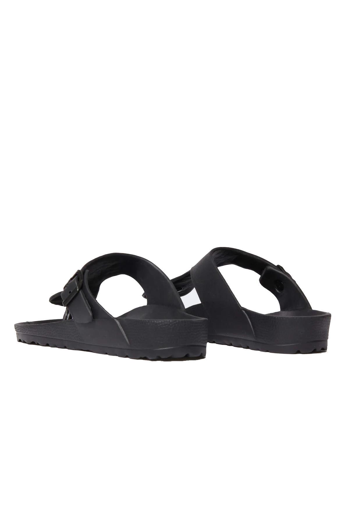 Modafrato BRKEVA-800 Parmak Arası Unisex Terlik Suya Dayanıklı Deniz Plaj Terliği Siyah