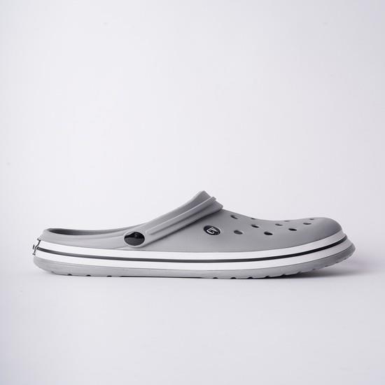 Modafrato CLOG Kapalı Unisex Terlik Sandalet Suya Dayanıklı Hastane Doktor Hemşire Terliği Gri