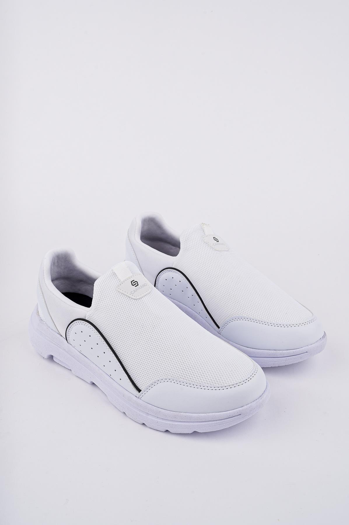 Modafrato CRN-122 Aqua Erkek Spor Ayakkabı Günlük Casual Sneakers Beyaz