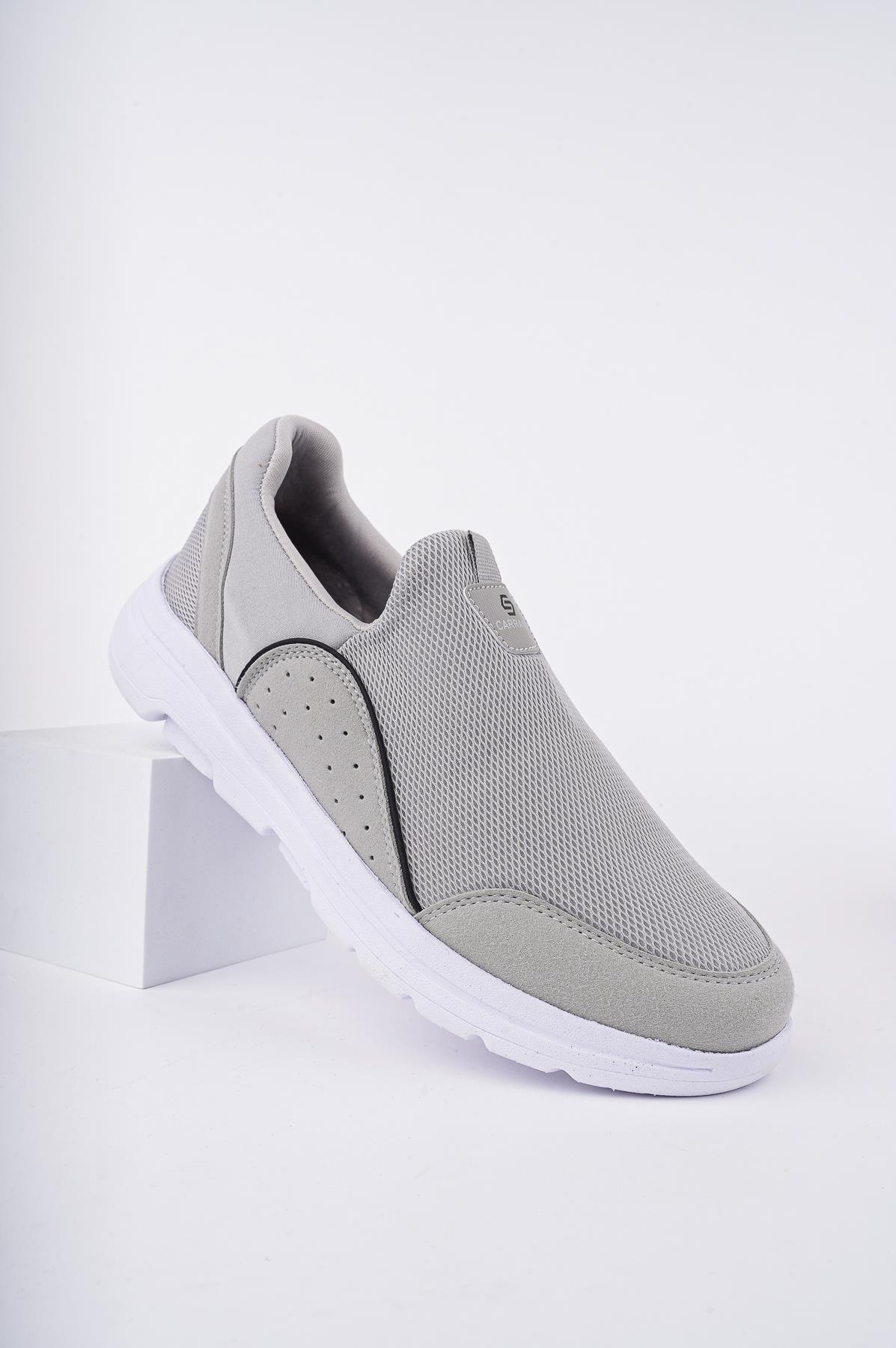 Modafrato CRN-122 Aqua Erkek Spor Ayakkabı Günlük Casual Sneakers Gri