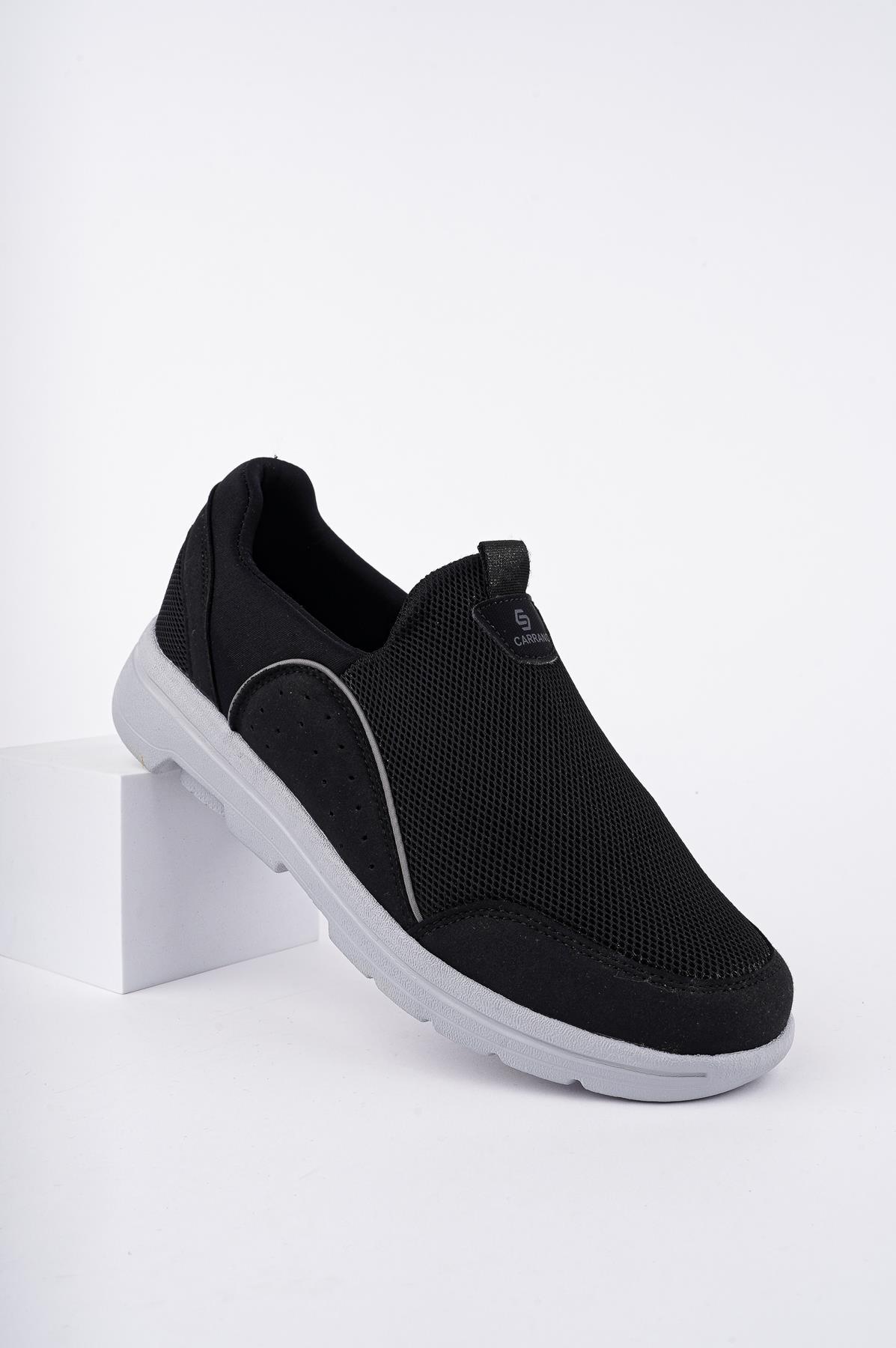 Modafrato CRN-122 Aqua Erkek Spor Ayakkabı Günlük Casual Sneakers Siyah-Beyaz