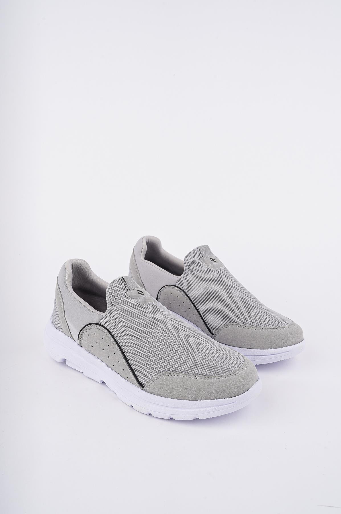 Modafrato CRN-122 Aqua Erkek Spor Ayakkabı Günlük Casual Sneakers Gri
