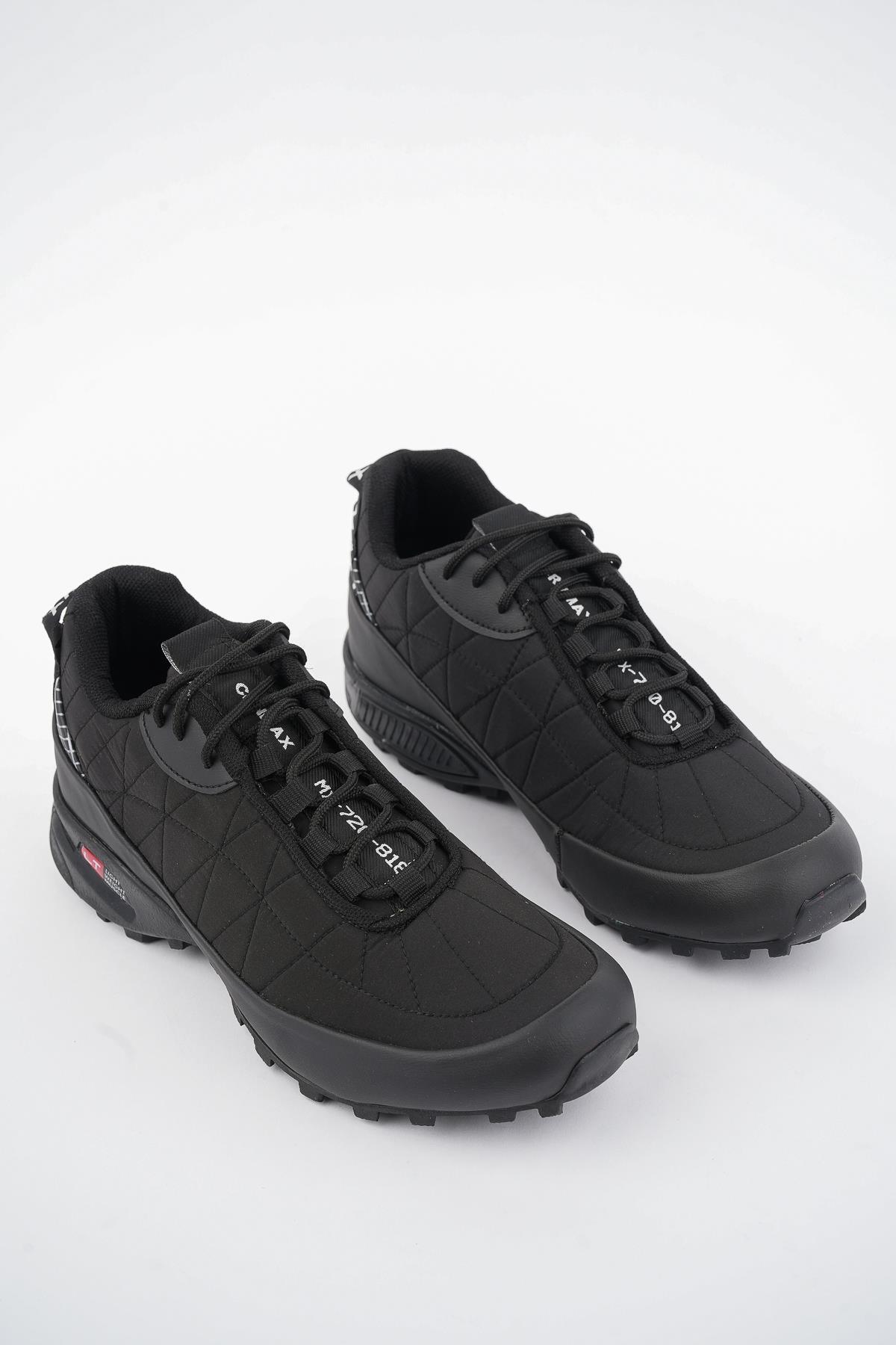 Modafrato Crn-721 Erkek Spor Ayakkabı Günlük Casual Sneakers Siyah