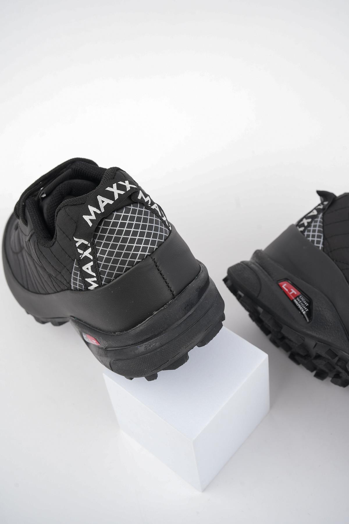 Modafrato Crn-721 Erkek Spor Ayakkabı Günlük Casual Sneakers Siyah