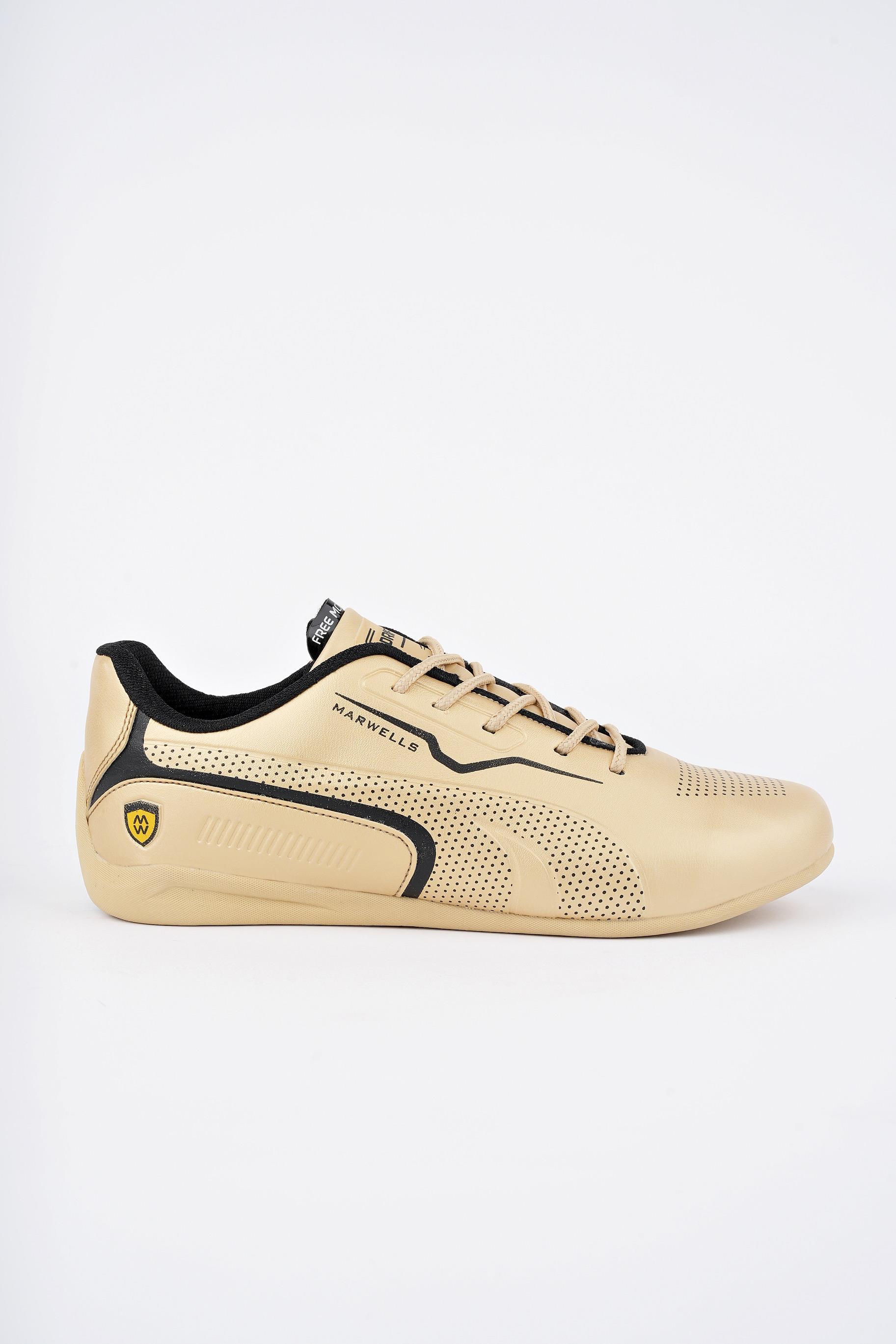 Modafrato FM-7070 Erkek Spor Ayakkabı Günlük Casual Sneakers Altın