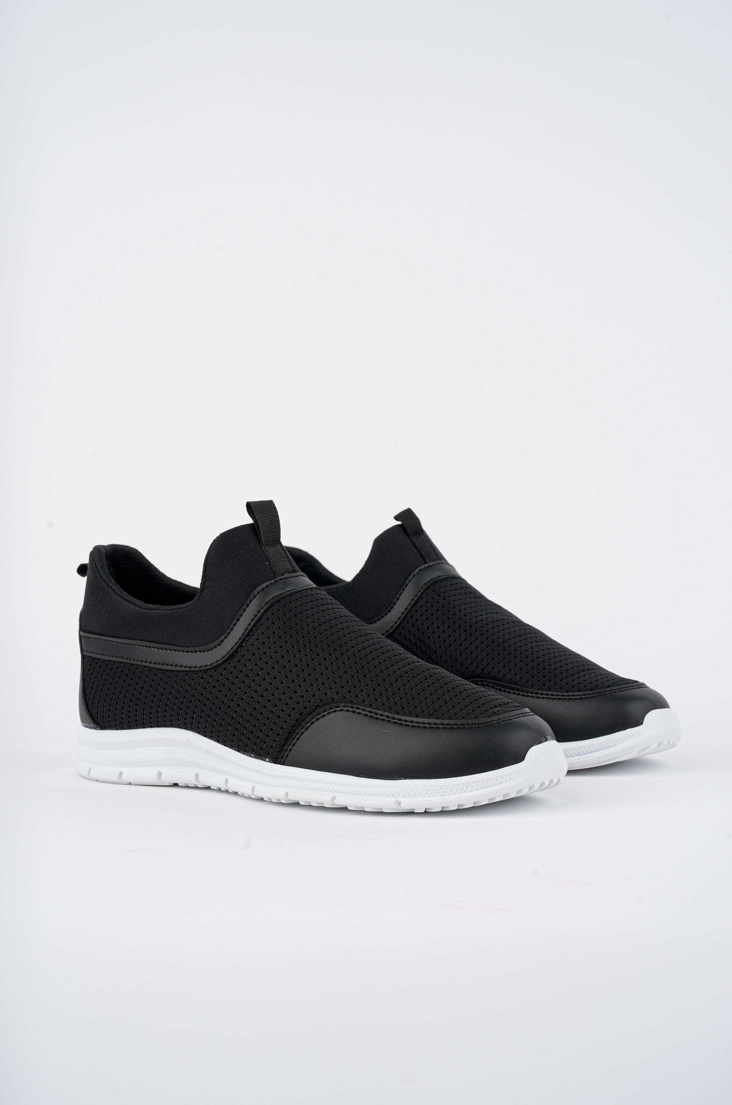Modafrato M-100 Aqua Erkek Spor Ayakkabı Günlük Casual Sneakers Siyah-Beyaz