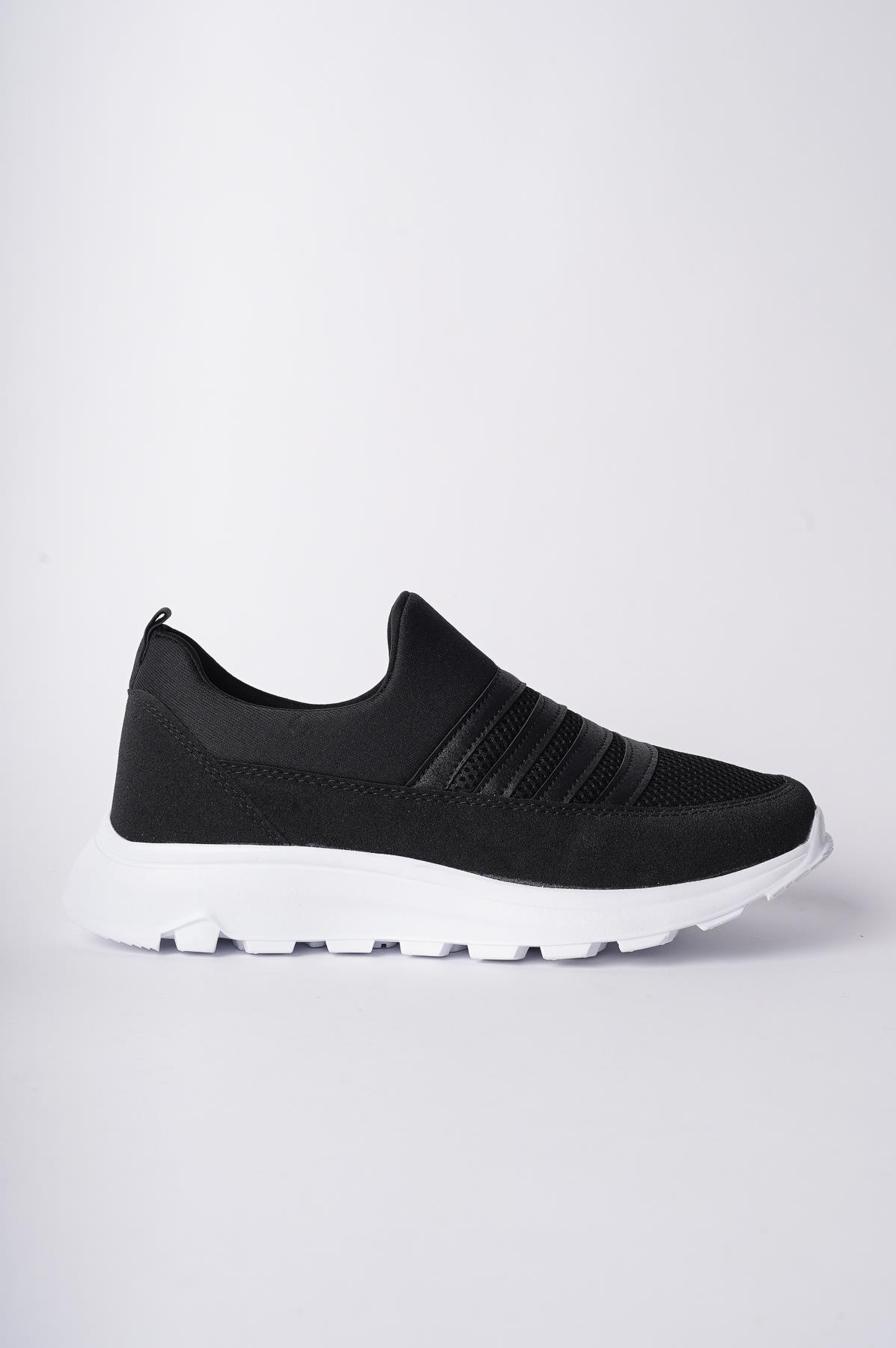 Modafrato M-100 Aqua Erkek Spor Ayakkabı Günlük Casual Sneakers Siyah-Beyaz
