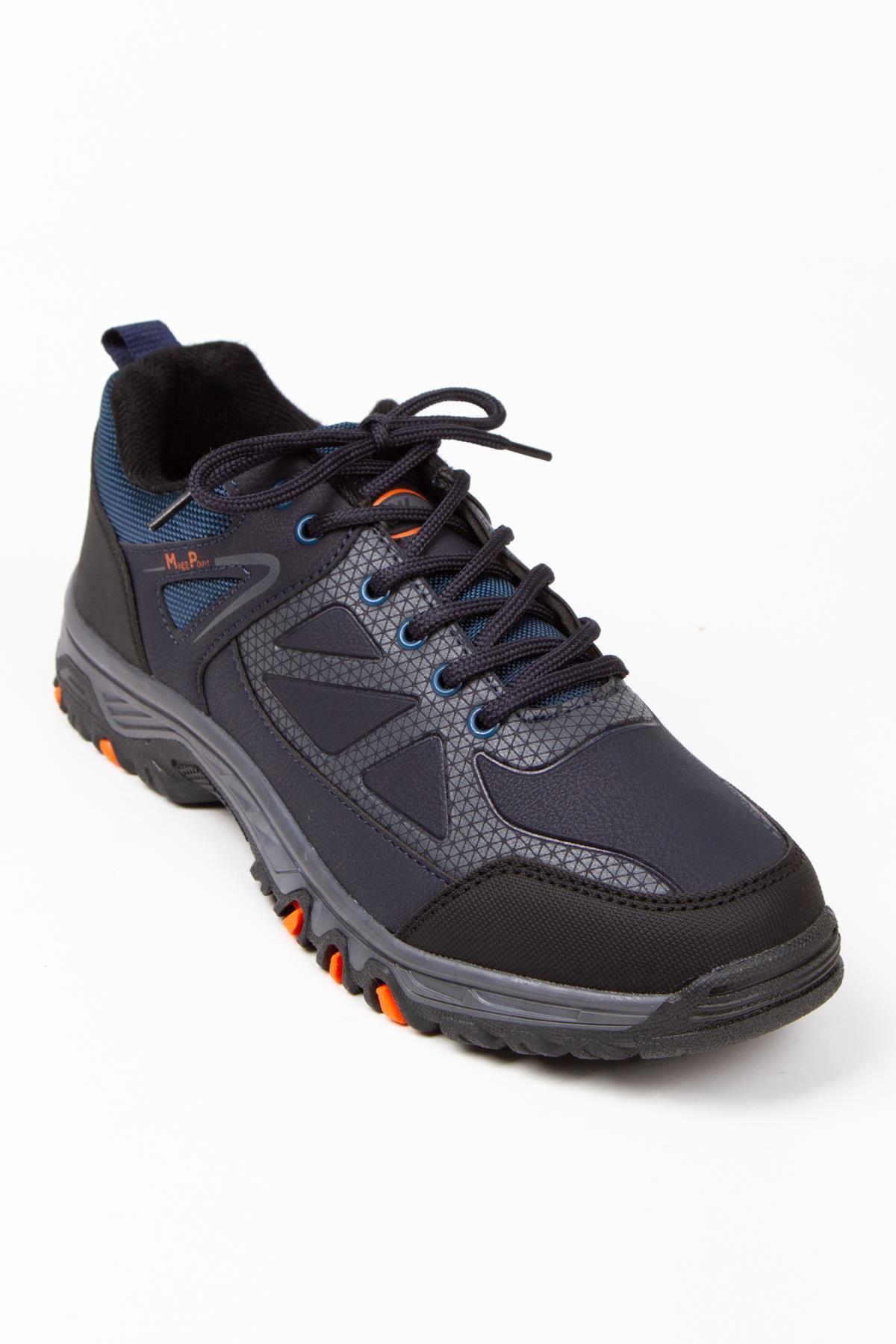 Modafrato MEGG501 Erkek Bot Kışlık Trekking Outdoor Spor Ayakkabı Lacivert