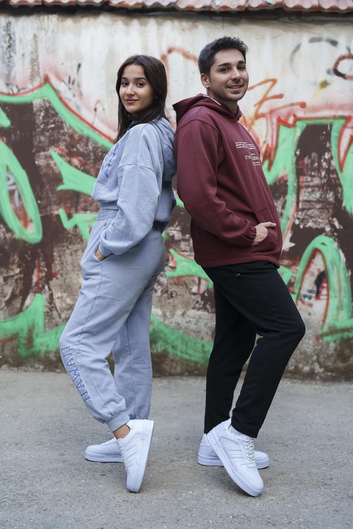 Modafrato URBAN Unisex Spor Ayakkabı Koşu Yürüyüş Ayakkabısı Beyaz
