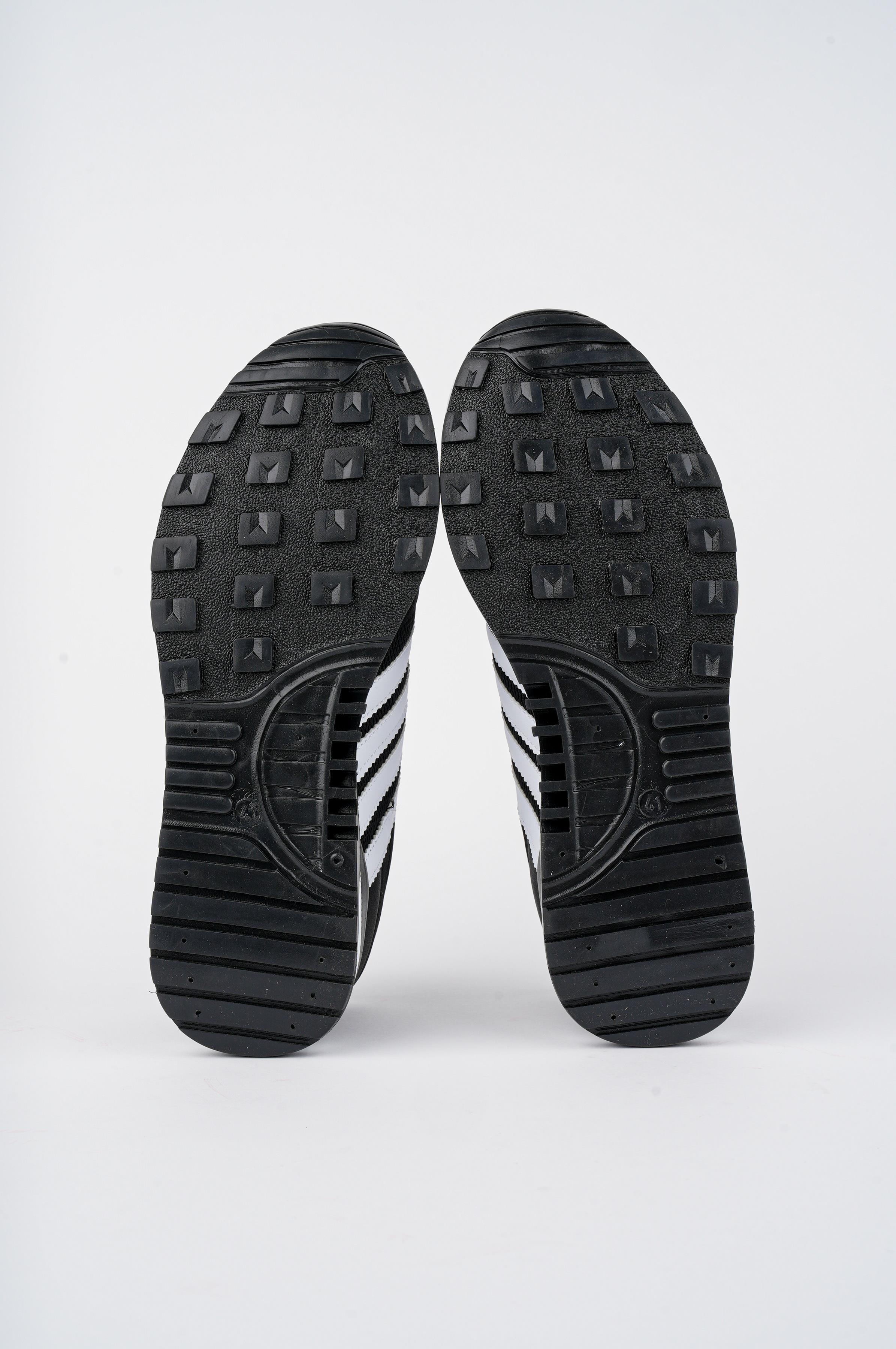 Modafrato Wnd-264 Erkek Spor Ayakkabı Günlük Casual Sneakers Siyah-Beyaz