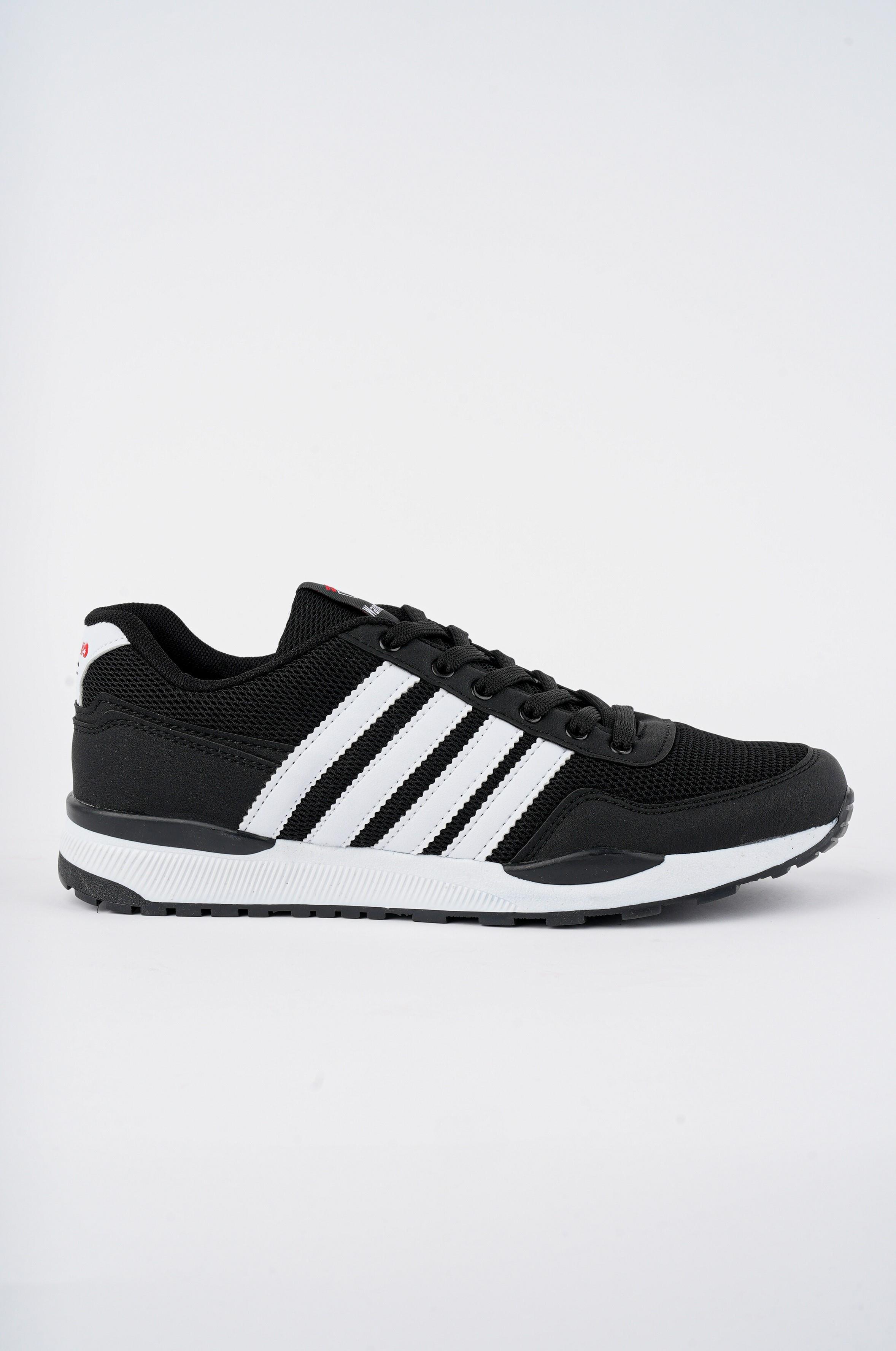 Modafrato Wnd-264 Erkek Spor Ayakkabı Günlük Casual Sneakers Siyah-Beyaz