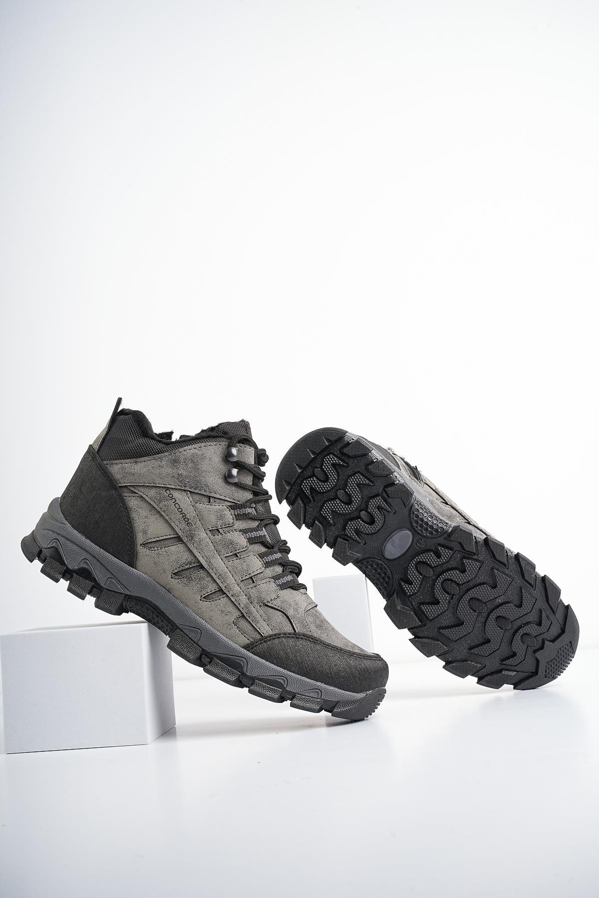 Modafrato WND-3017 Erkek Bot Kışlık Trekking Outdoor Sneaker Soğuk Geçirmez Füme