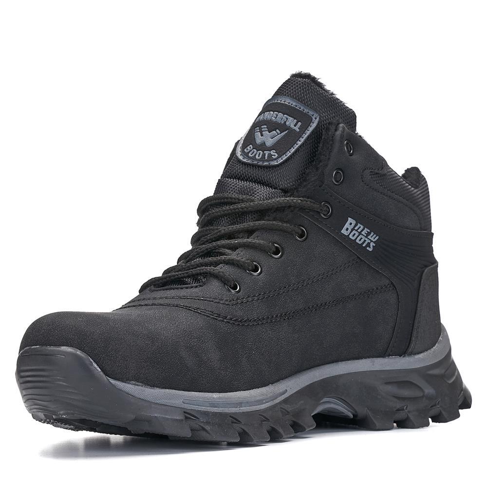 Modafrato WND-3021 Erkek Bot Kışlık Trekking Outdoor Siyah-Füme