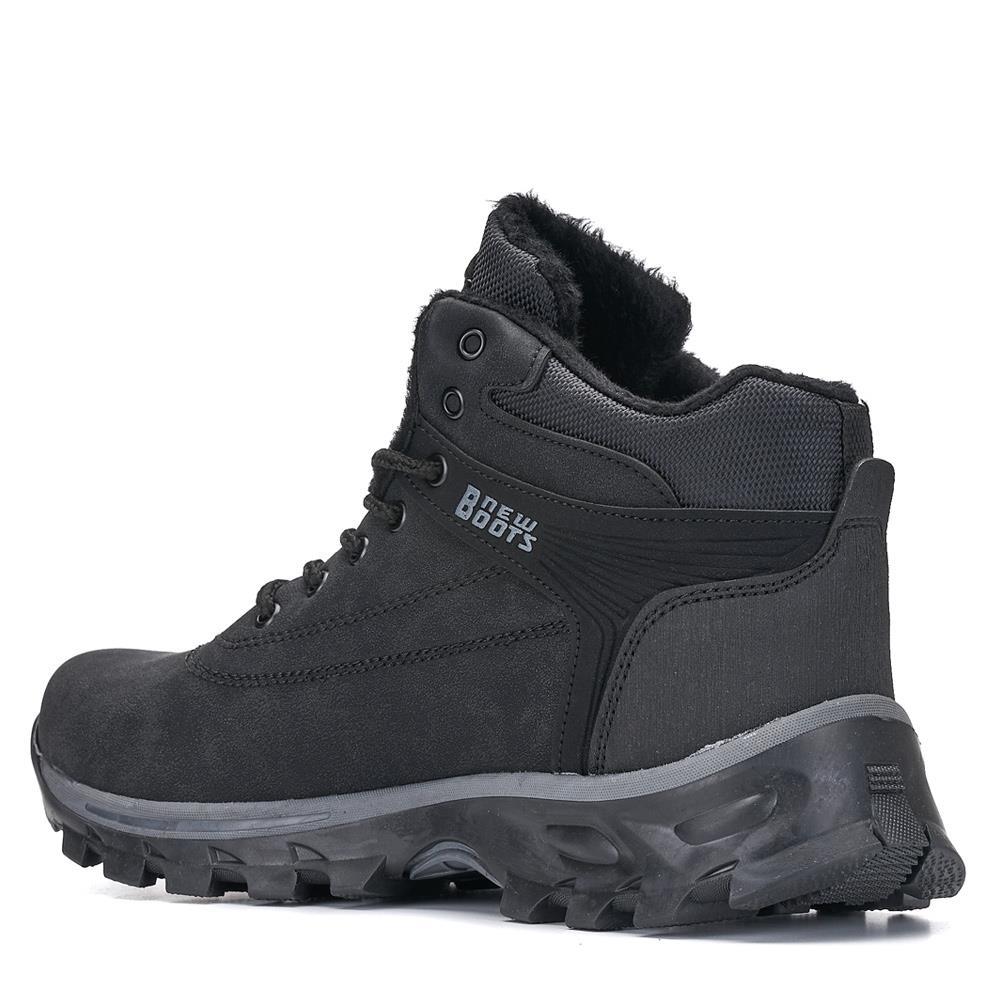 Modafrato WND-3021 Erkek Bot Kışlık Trekking Outdoor Siyah-Füme