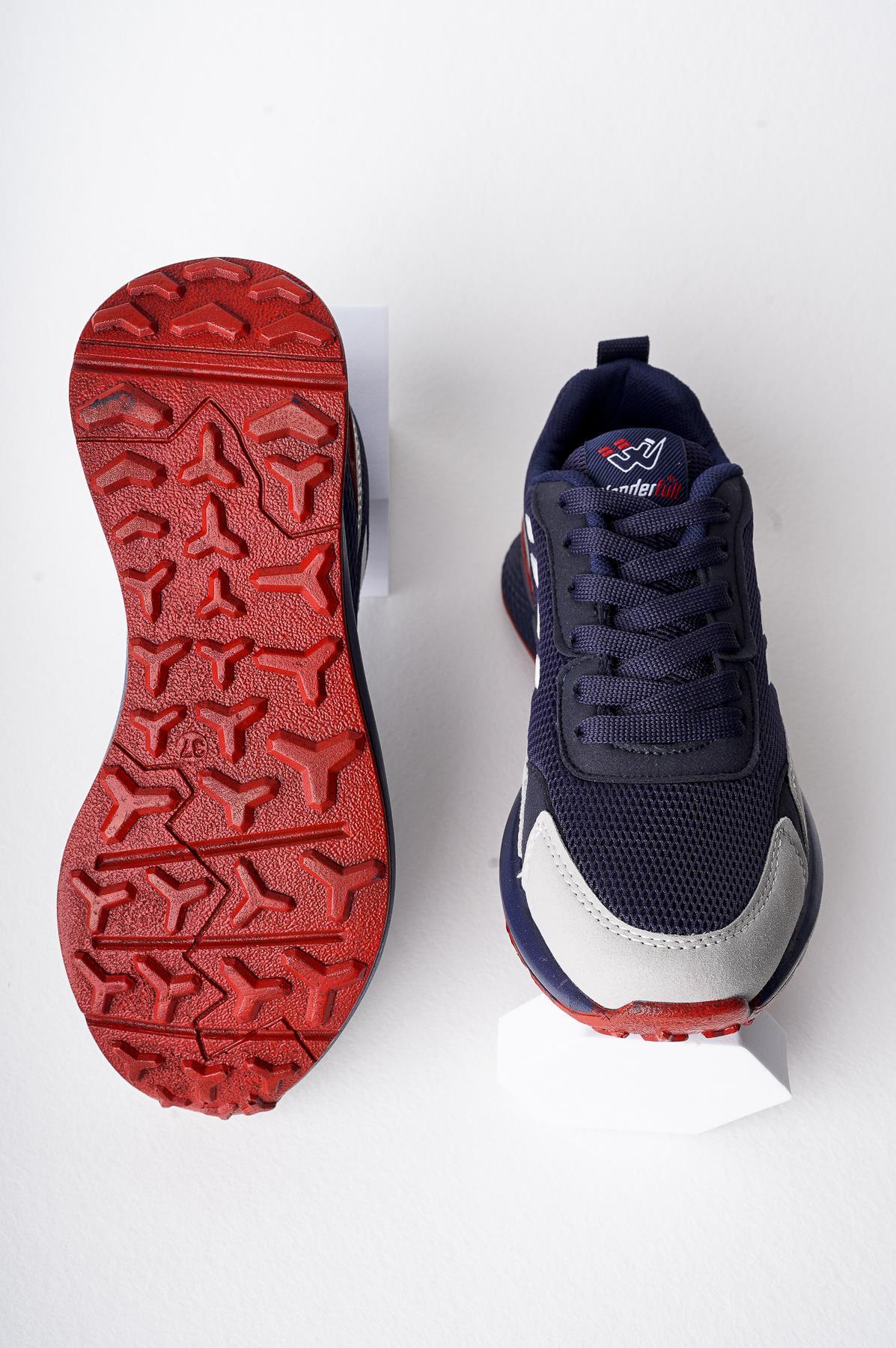 Modafrato Wnd-4109 Erkek Spor Ayakkabı Günlük Casual Sneakers Lacivert