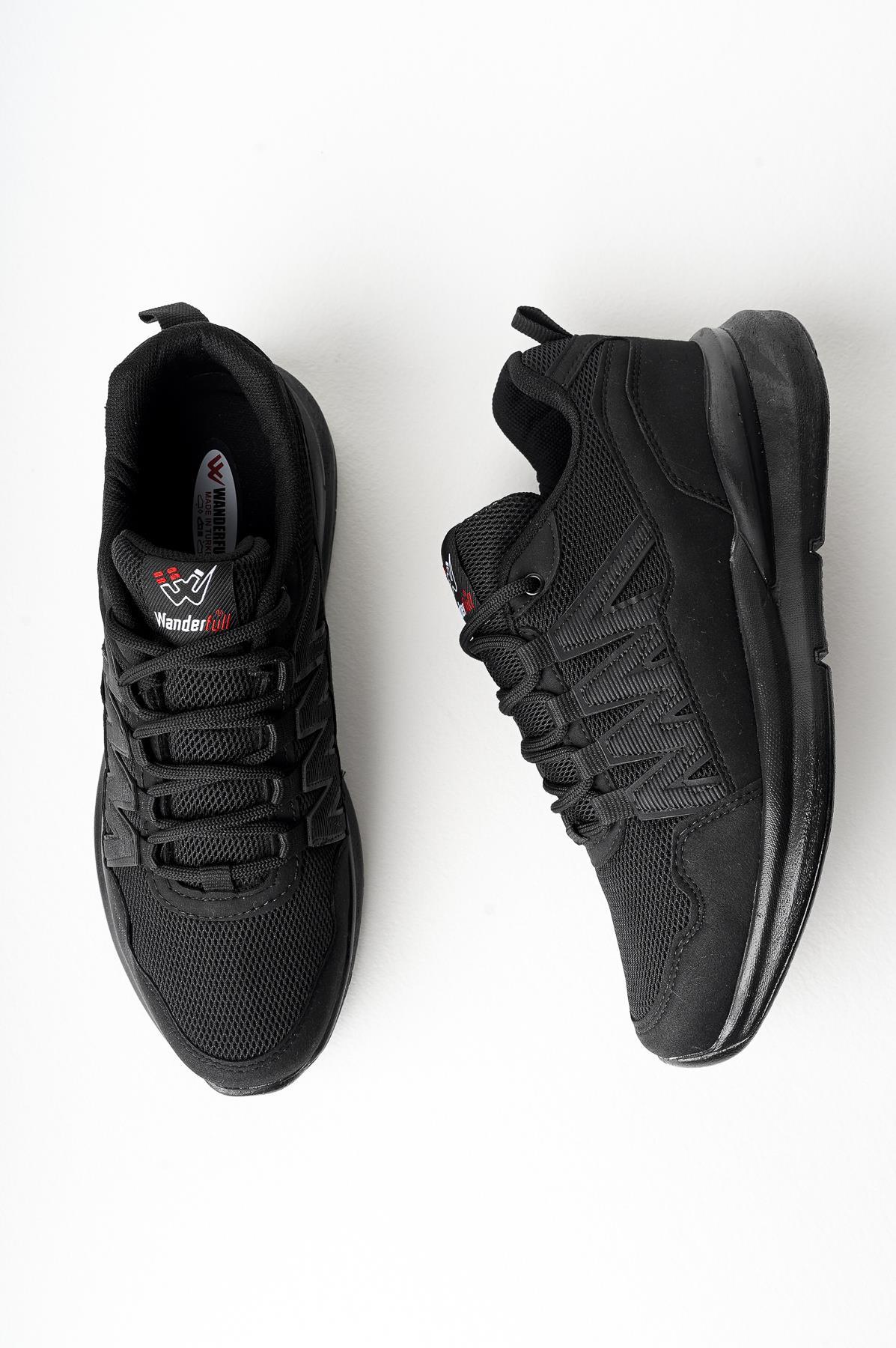 Modafrato Wnd-4139 Erkek Spor Ayakkabı Günlük Casual Sneakers Siyah