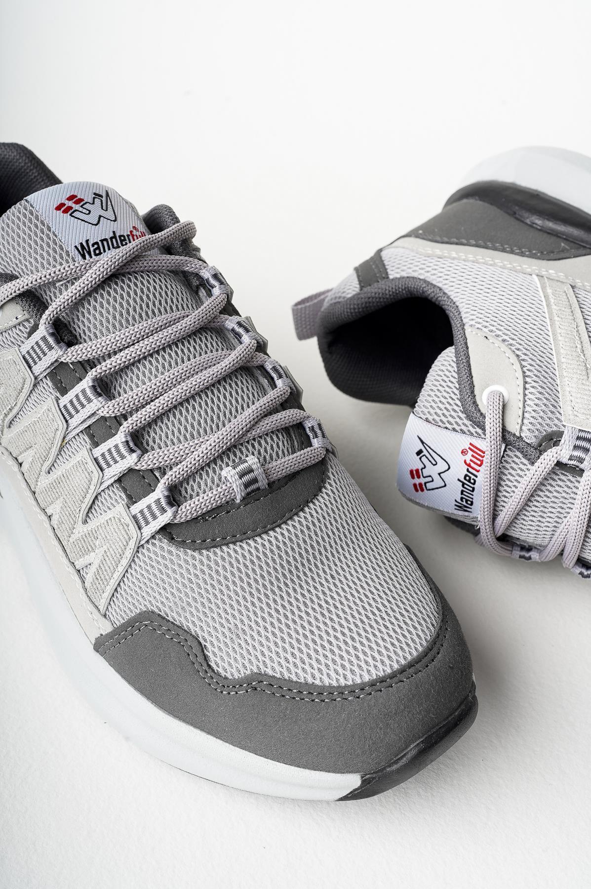 Modafrato Wnd-4139 Erkek Spor Ayakkabı Günlük Casual Sneakers Füme