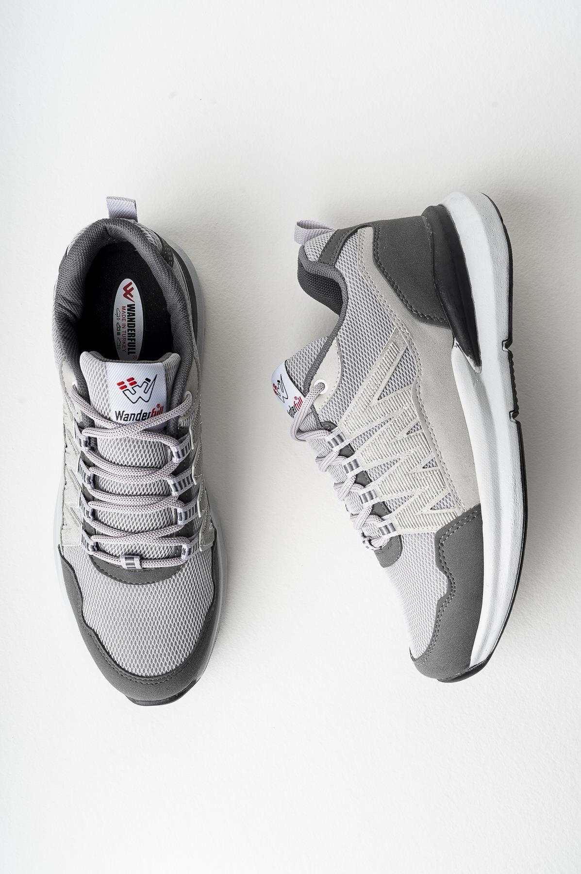 Modafrato Wnd-4139 Erkek Spor Ayakkabı Günlük Casual Sneakers Füme