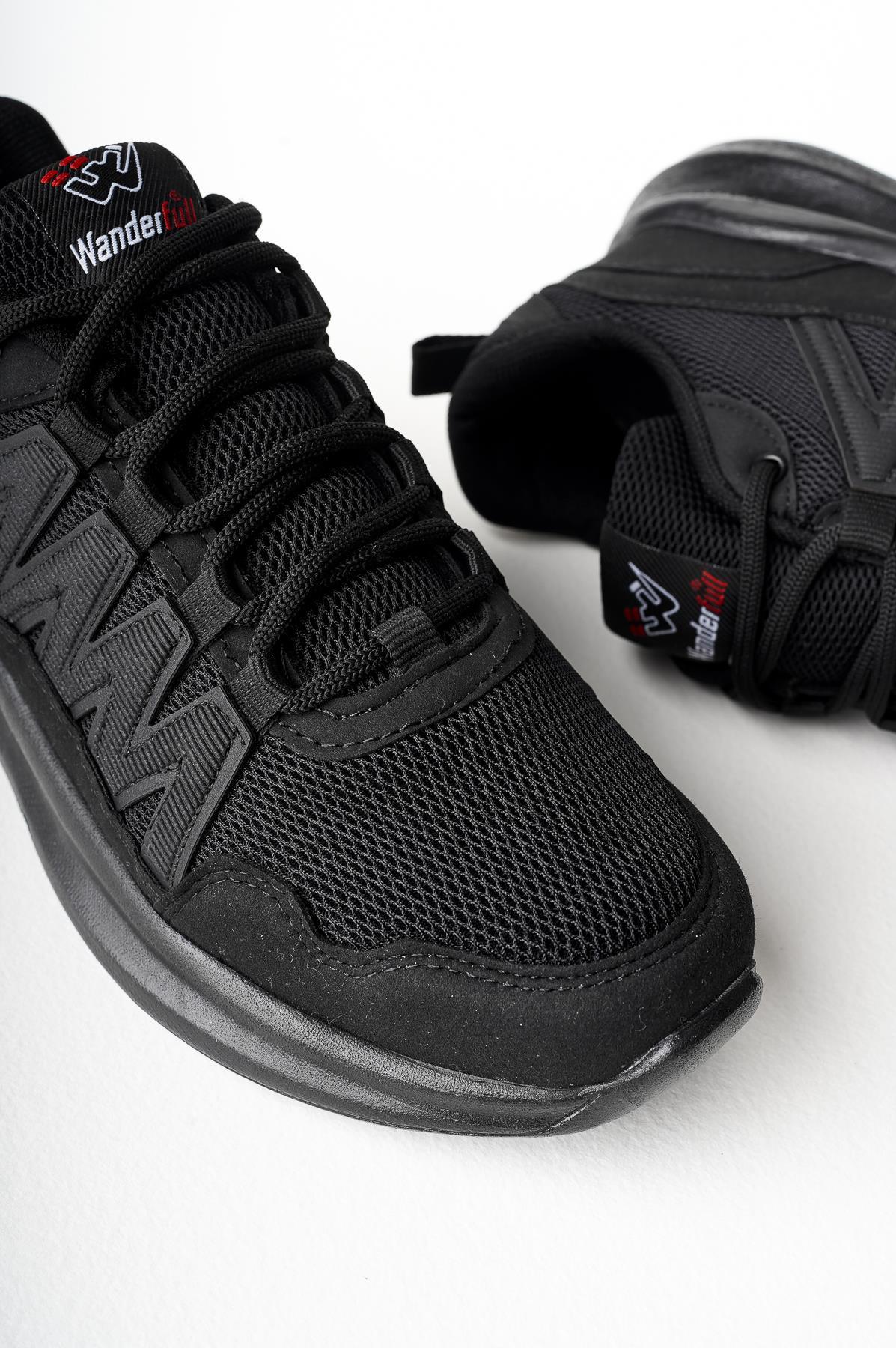 Modafrato Wnd-4139 Erkek Spor Ayakkabı Günlük Casual Sneakers Siyah