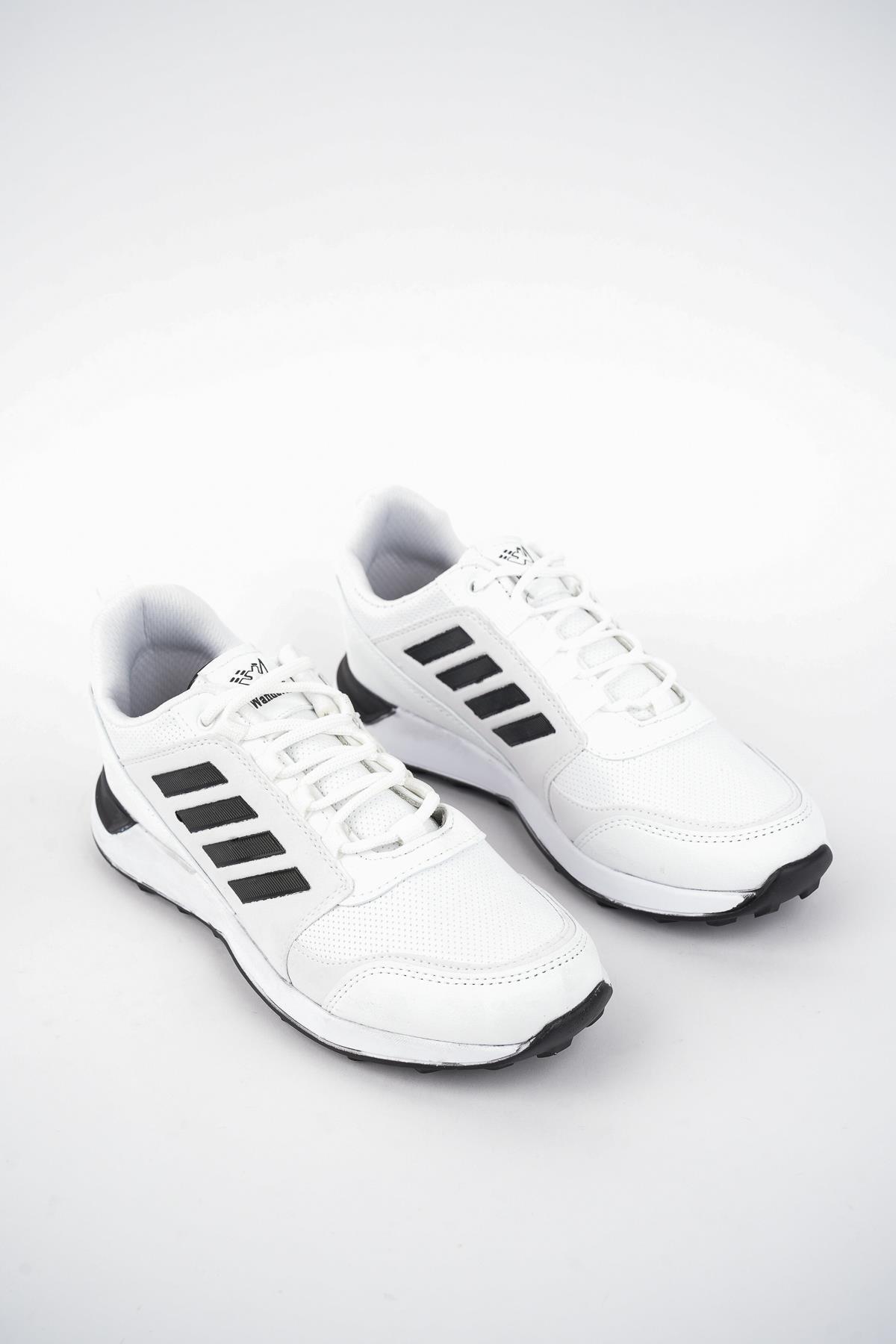 Modafrato WND-4156 Erkek Sneaker Kışlık Outdoor Soğuk Geçirmez Beyaz
