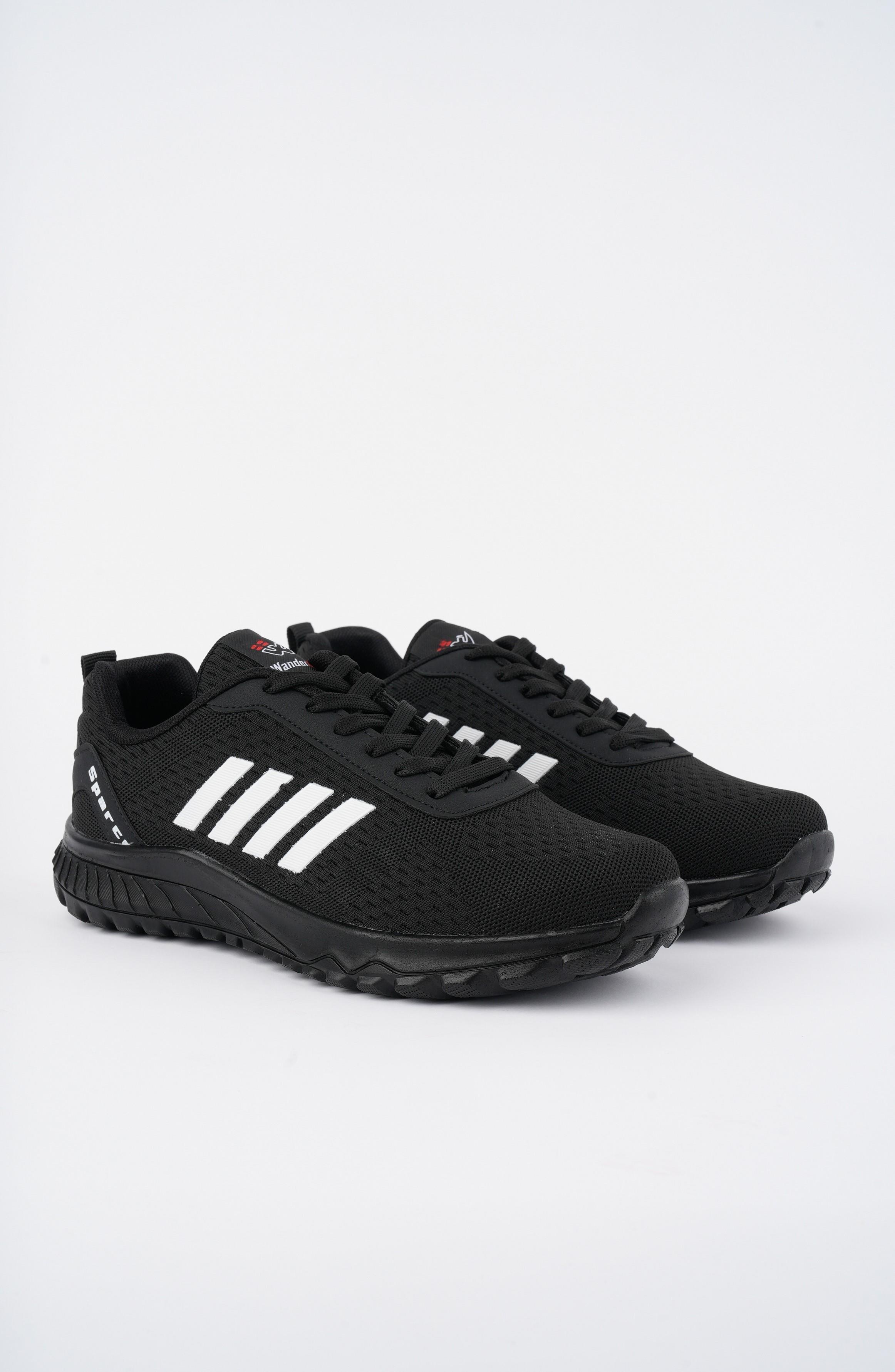 Modafrato Wnd-4165 Erkek Spor Ayakkabı Günlük Casual Sneakers Siyah-Beyaz