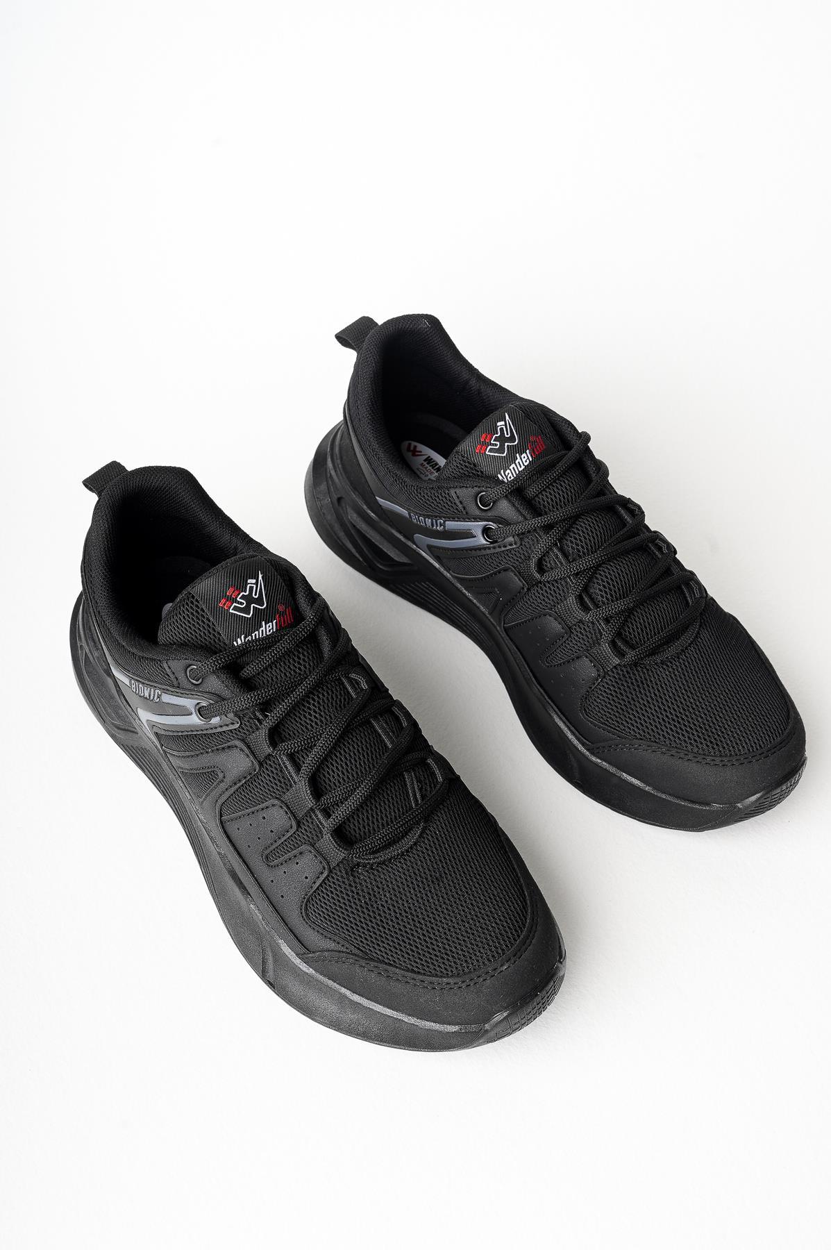 Modafrato Wnd-4212 Erkek Spor Ayakkabı Günlük Casual Sneakers Siyah