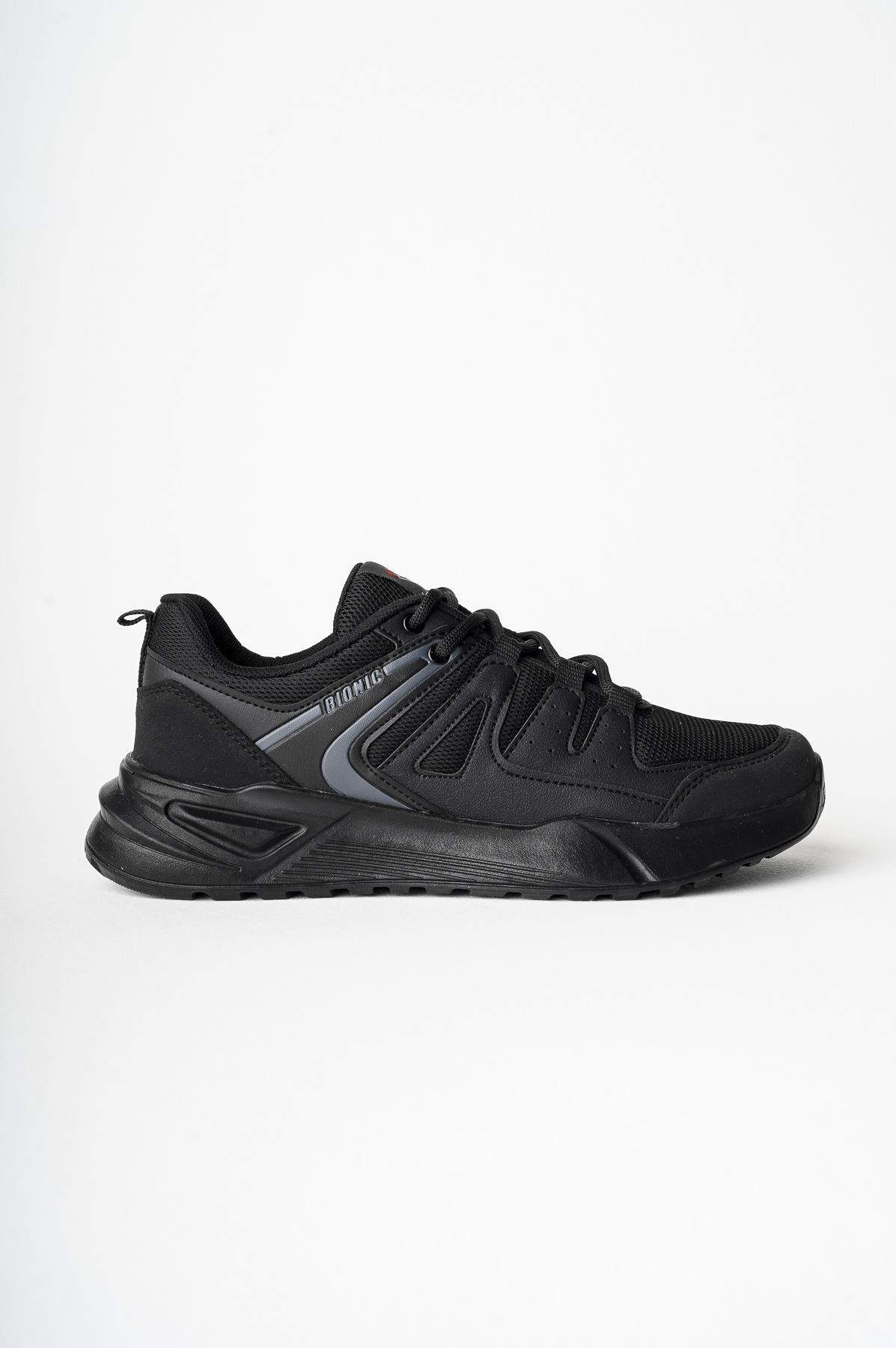 Modafrato Wnd-4212 Erkek Spor Ayakkabı Günlük Casual Sneakers Siyah