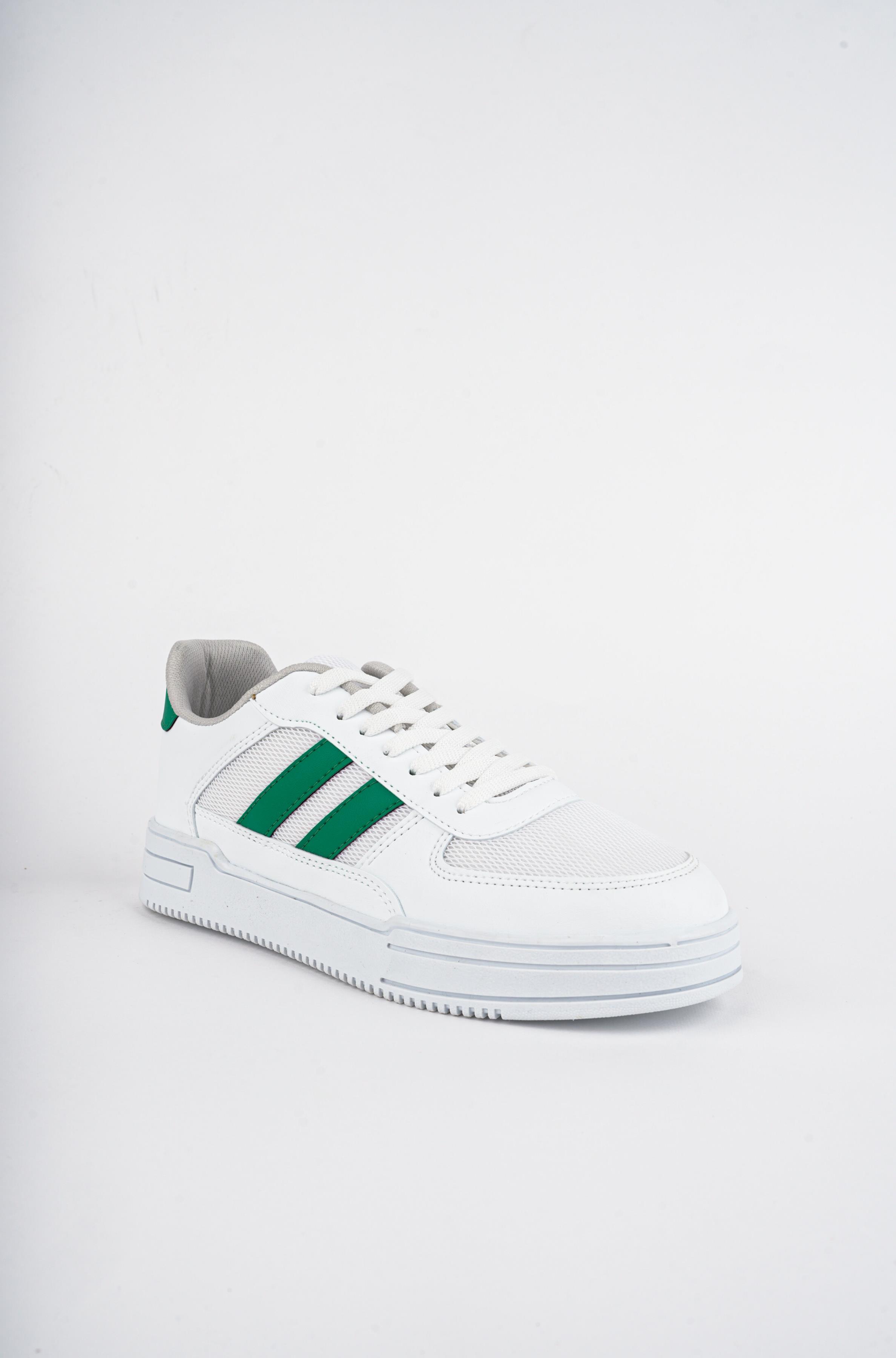 Modafrato Xstr-106 Erkek Spor Ayakkabı Günlük Casual Sneakers Beyaz - Yeşil
