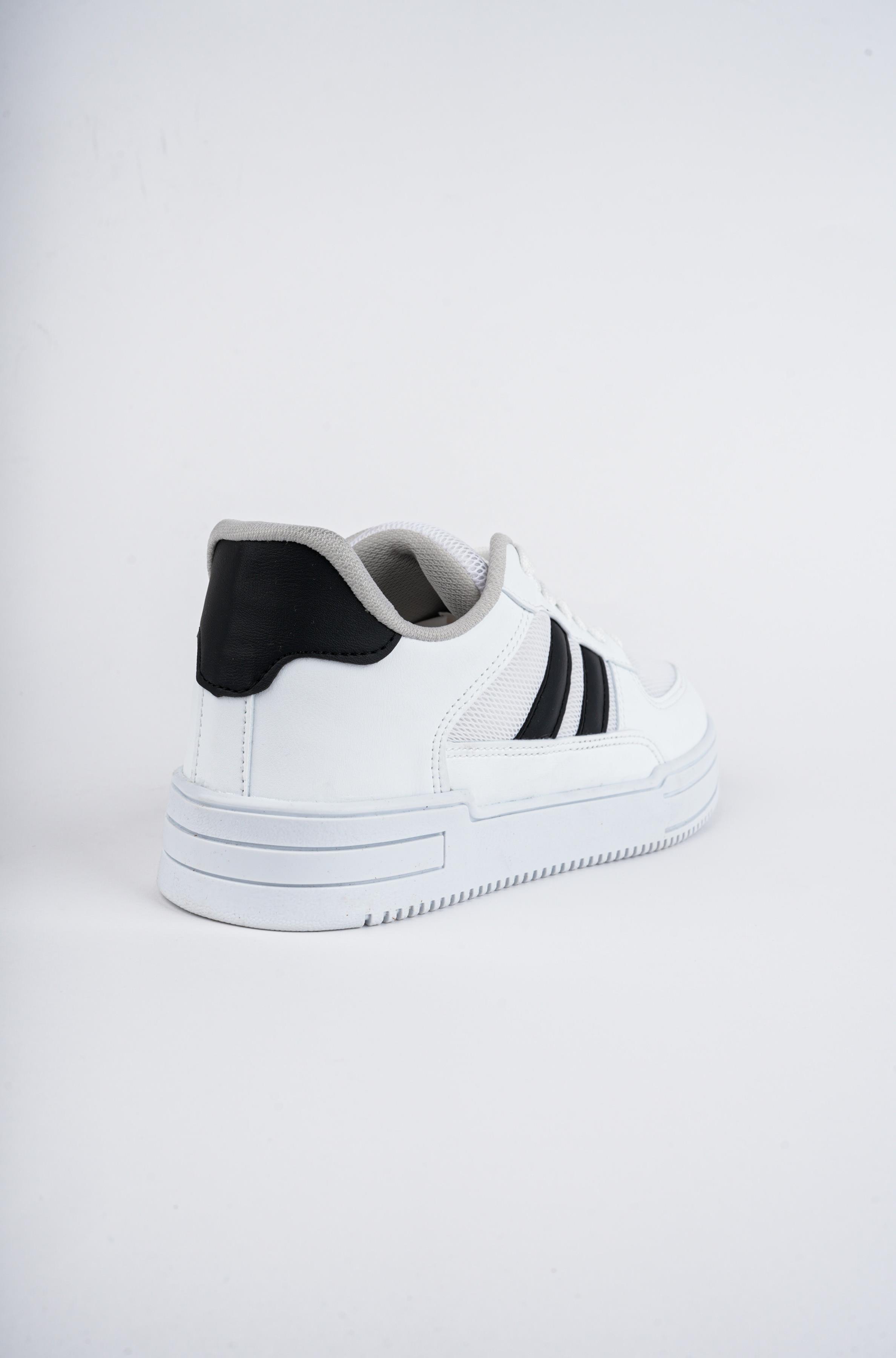Modafrato Xstr-106 Erkek Spor Ayakkabı Günlük Casual Sneakers Beyaz - Siyah