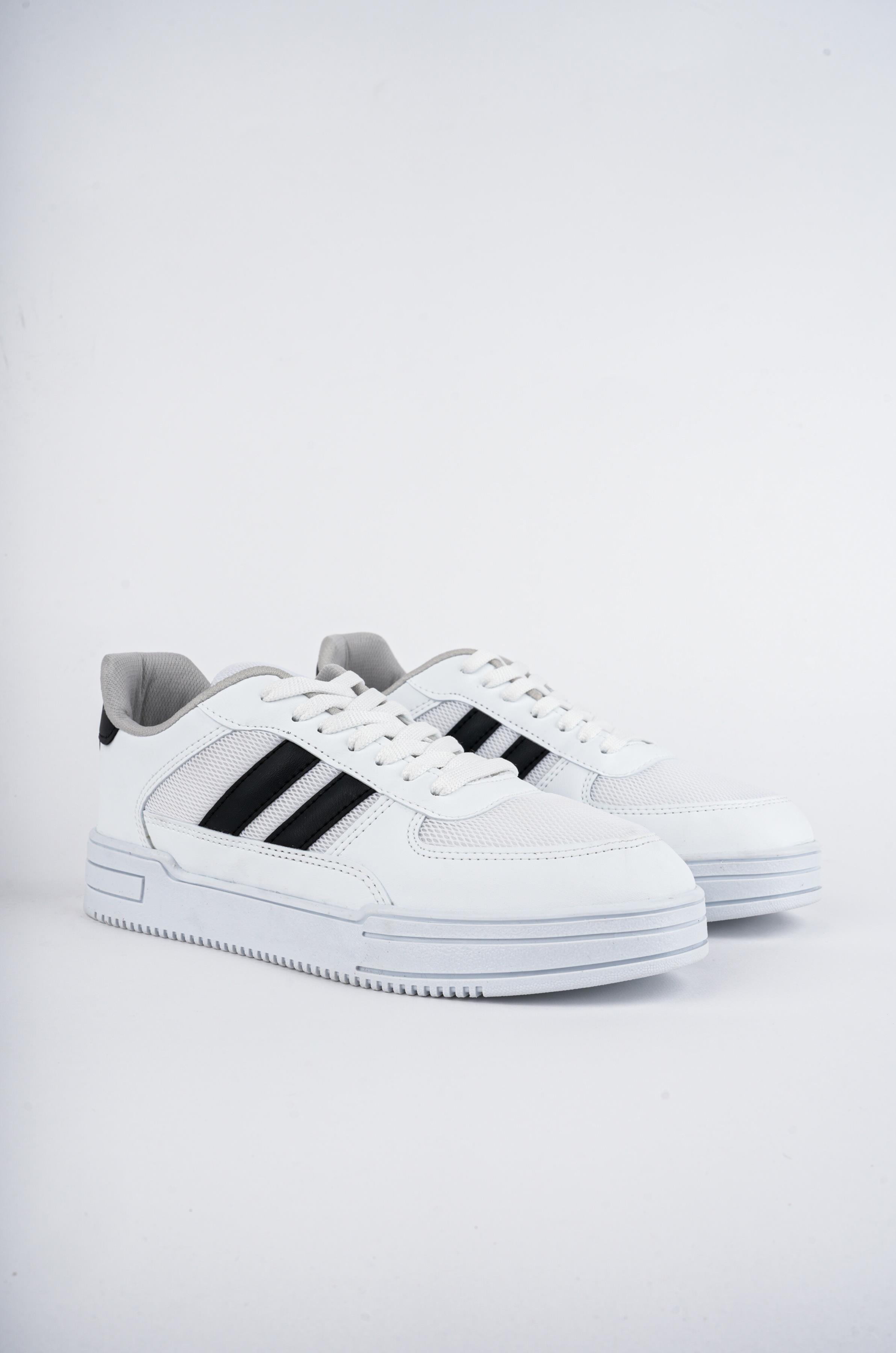 Modafrato Xstr-106 Erkek Spor Ayakkabı Günlük Casual Sneakers Beyaz - Siyah