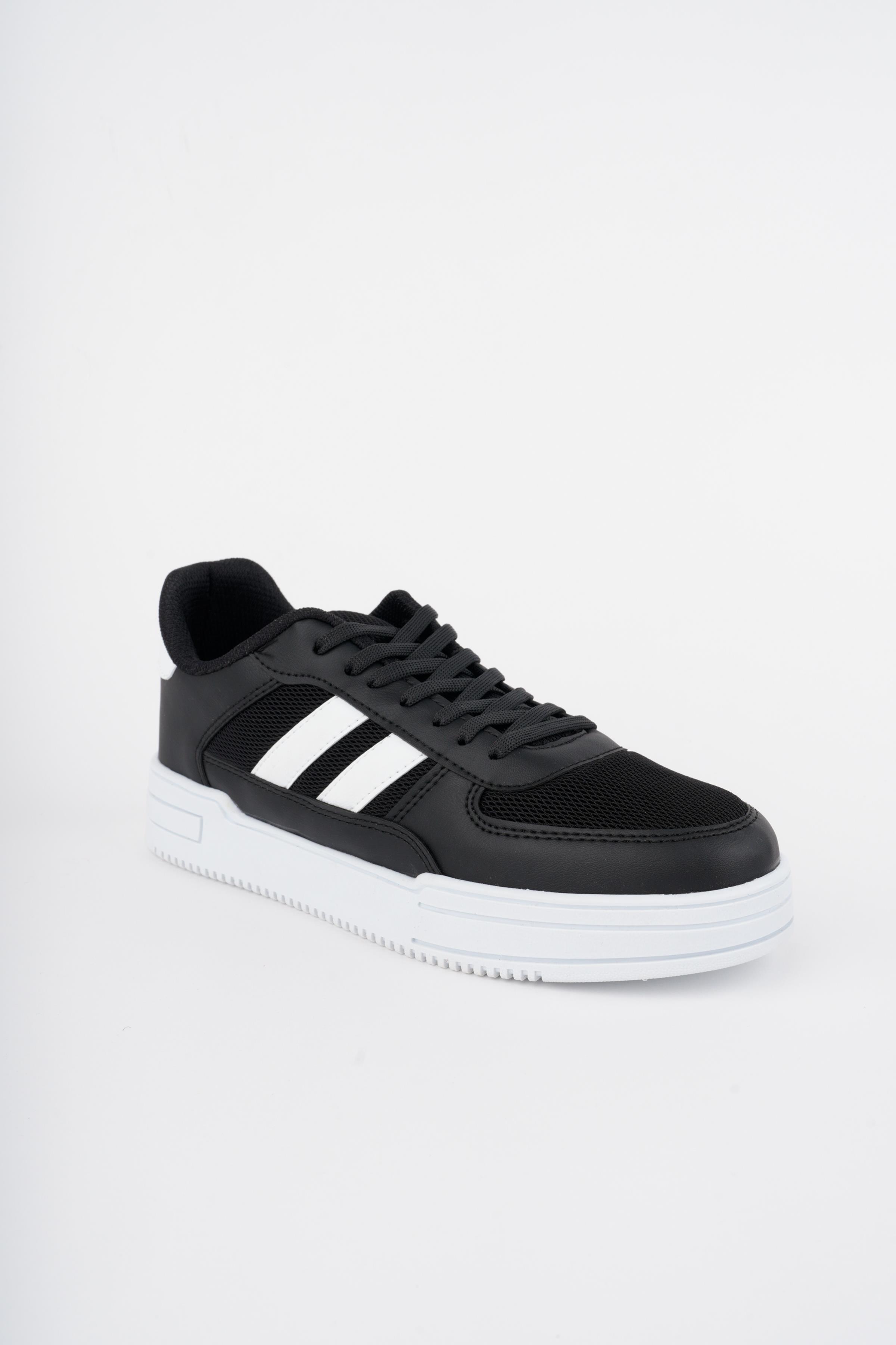 Modafrato Xstr-106 Erkek Spor Ayakkabı Günlük Casual Sneakers Siyah-Beyaz