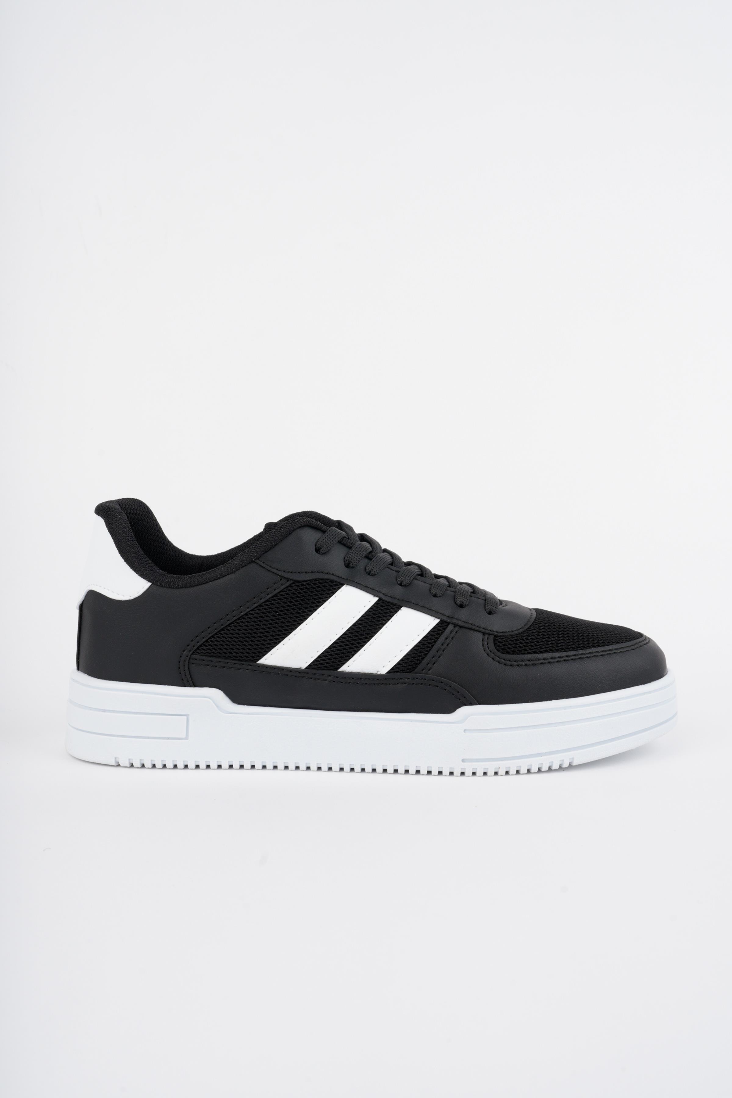 Modafrato Xstr-106 Erkek Spor Ayakkabı Günlük Casual Sneakers Siyah-Beyaz