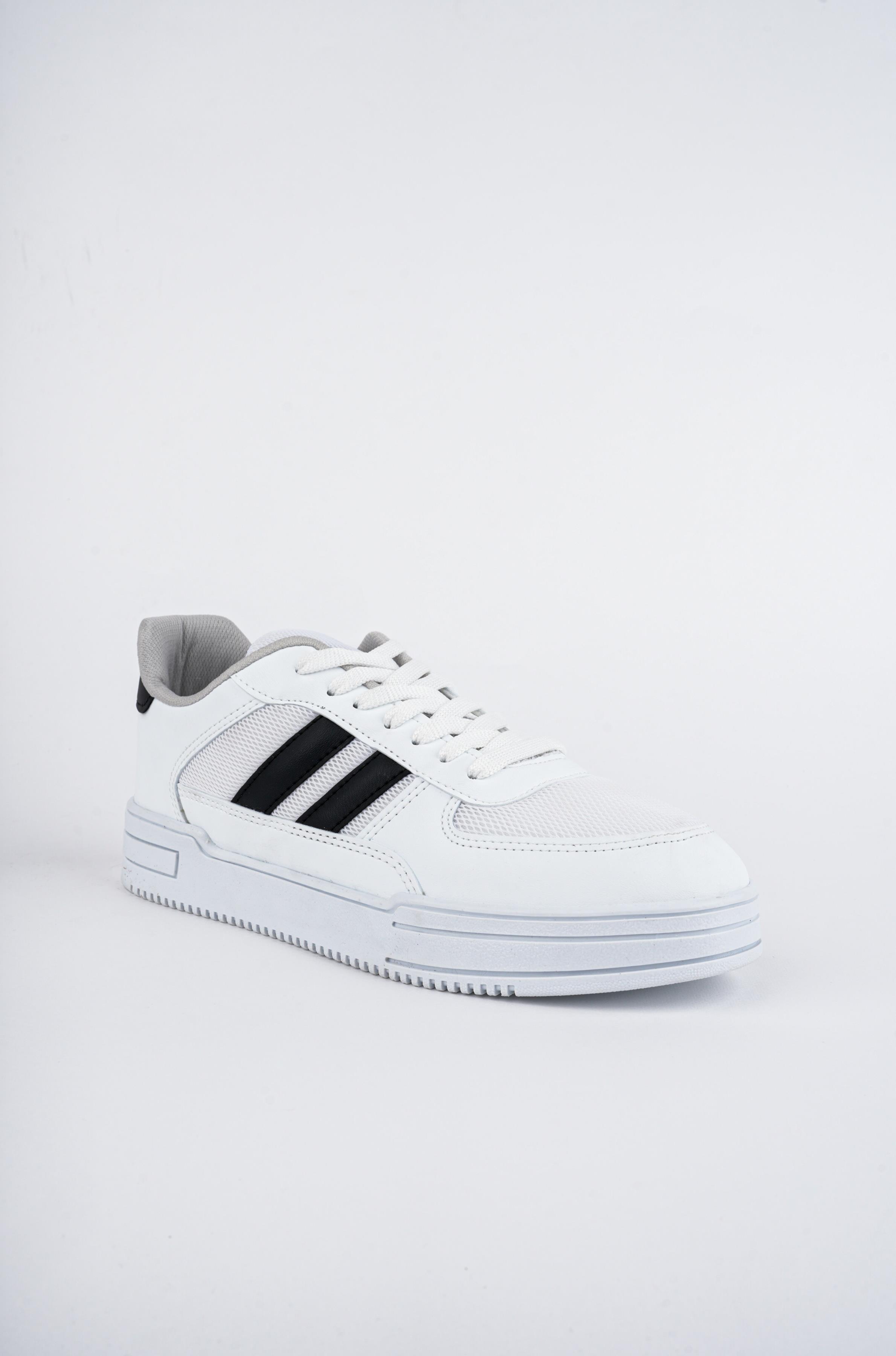 Modafrato Xstr-106 Erkek Spor Ayakkabı Günlük Casual Sneakers Beyaz - Siyah