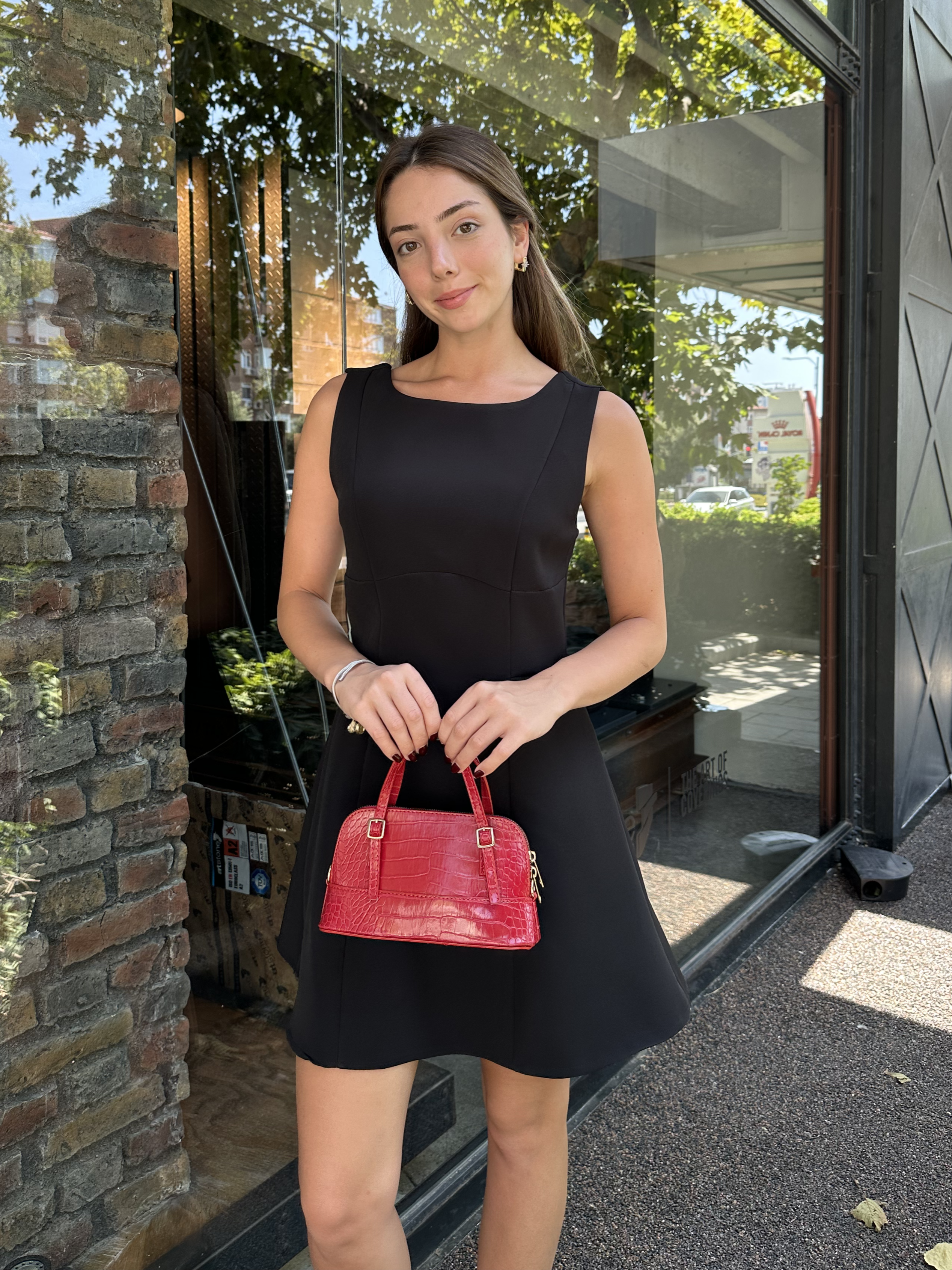 Jessica Sıfır Kol Elbise Siyah
