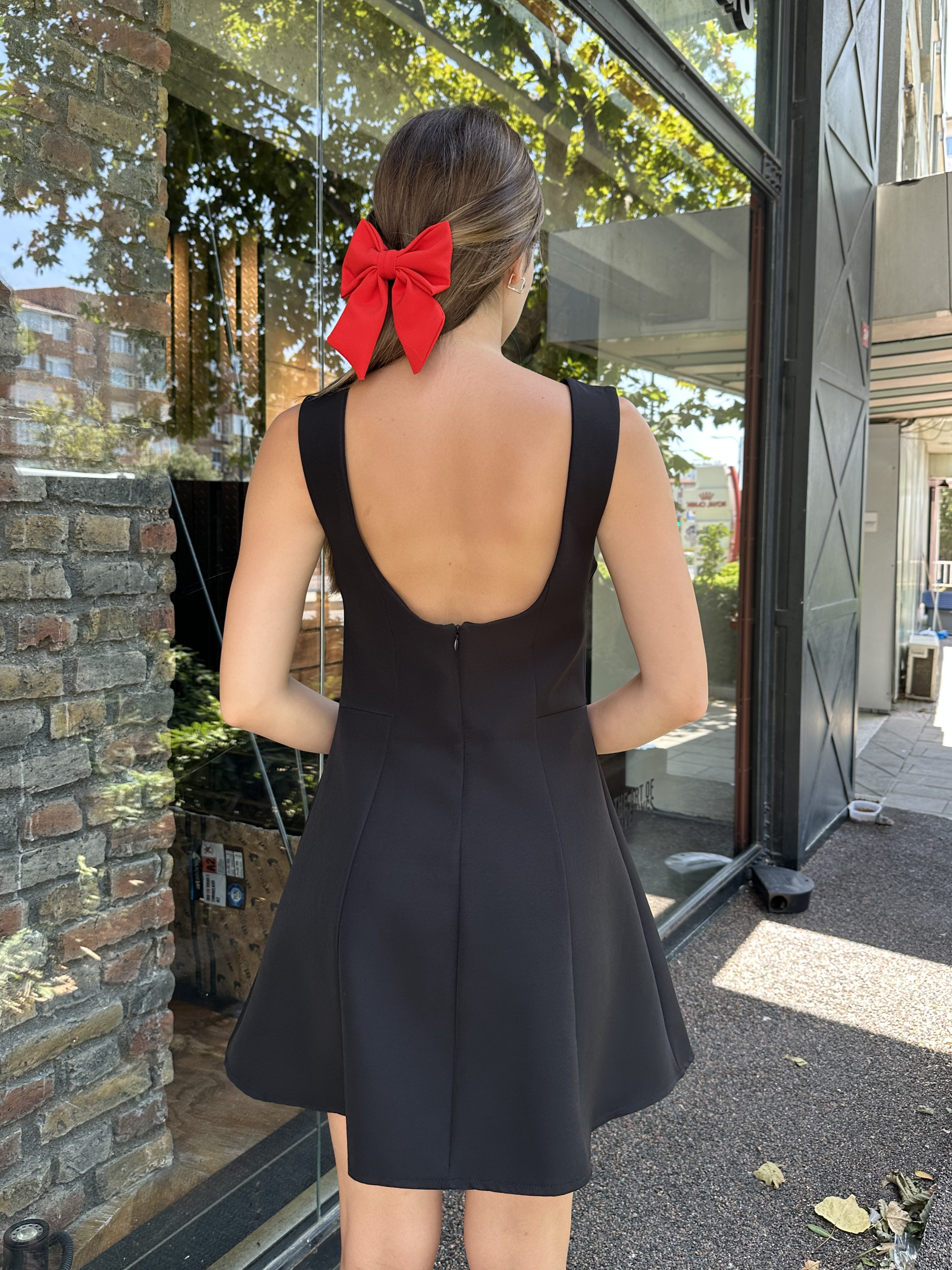 Jessica Sıfır Kol Elbise Siyah