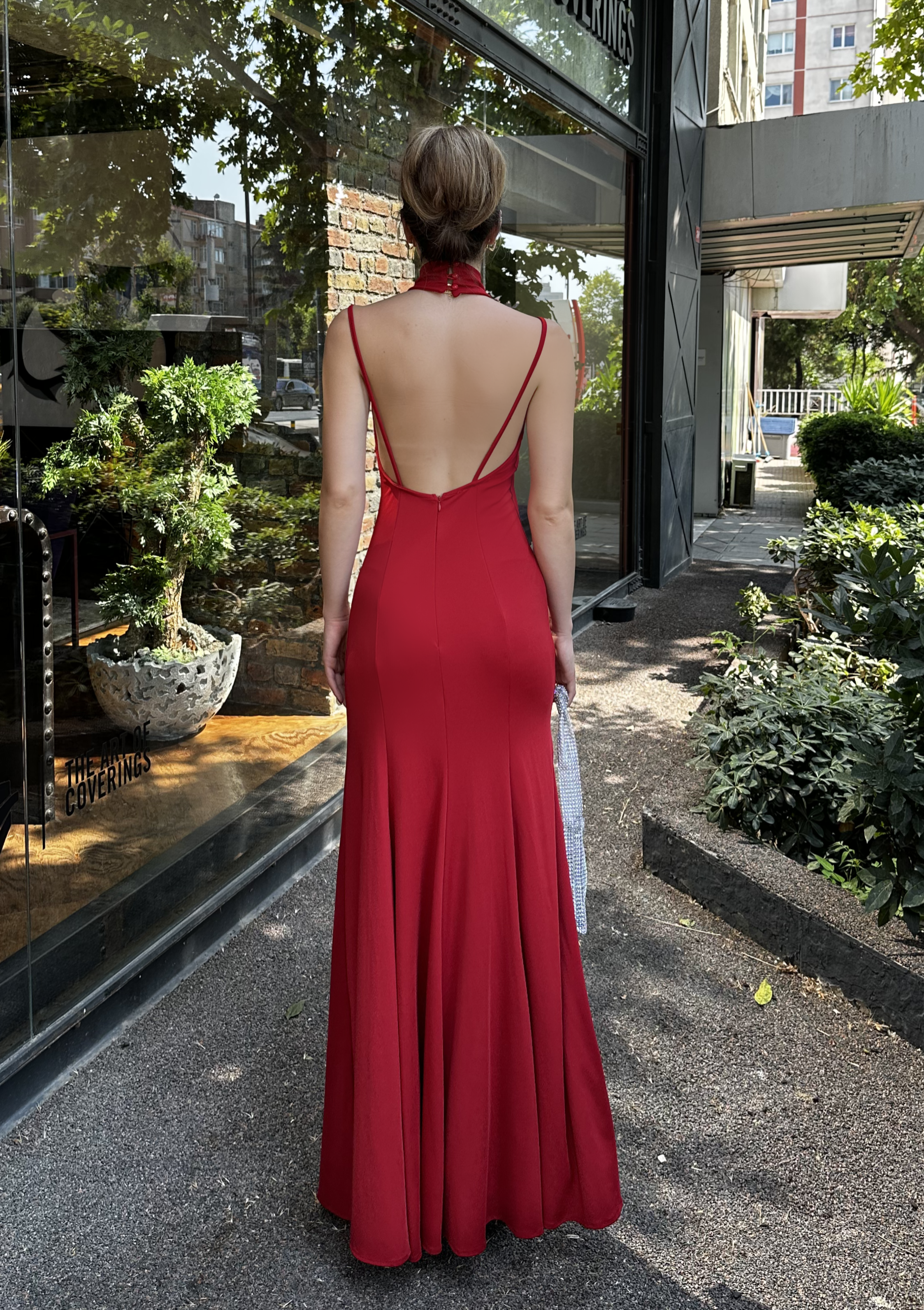 Katherine Dalgıç Elbise Kırmızı