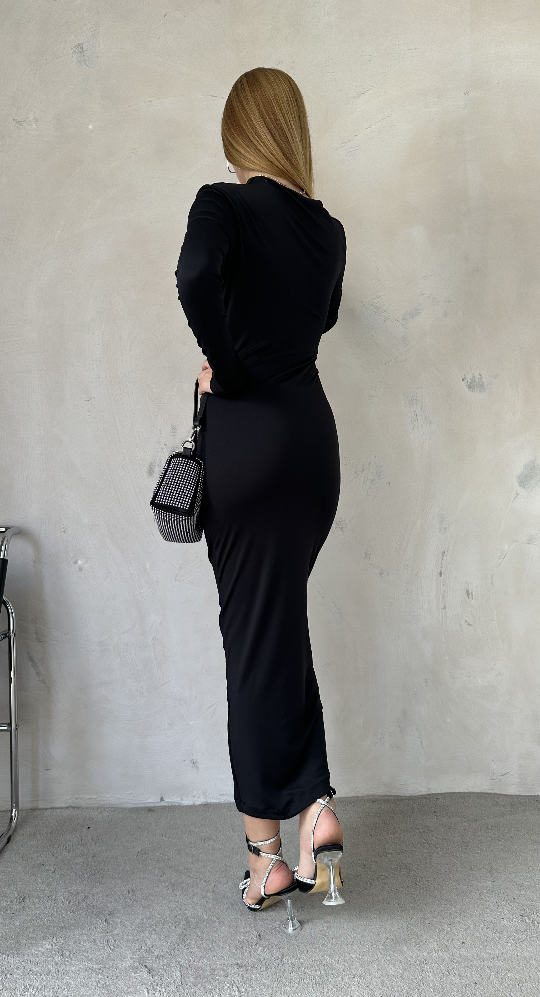 Perla Elbise Siyah