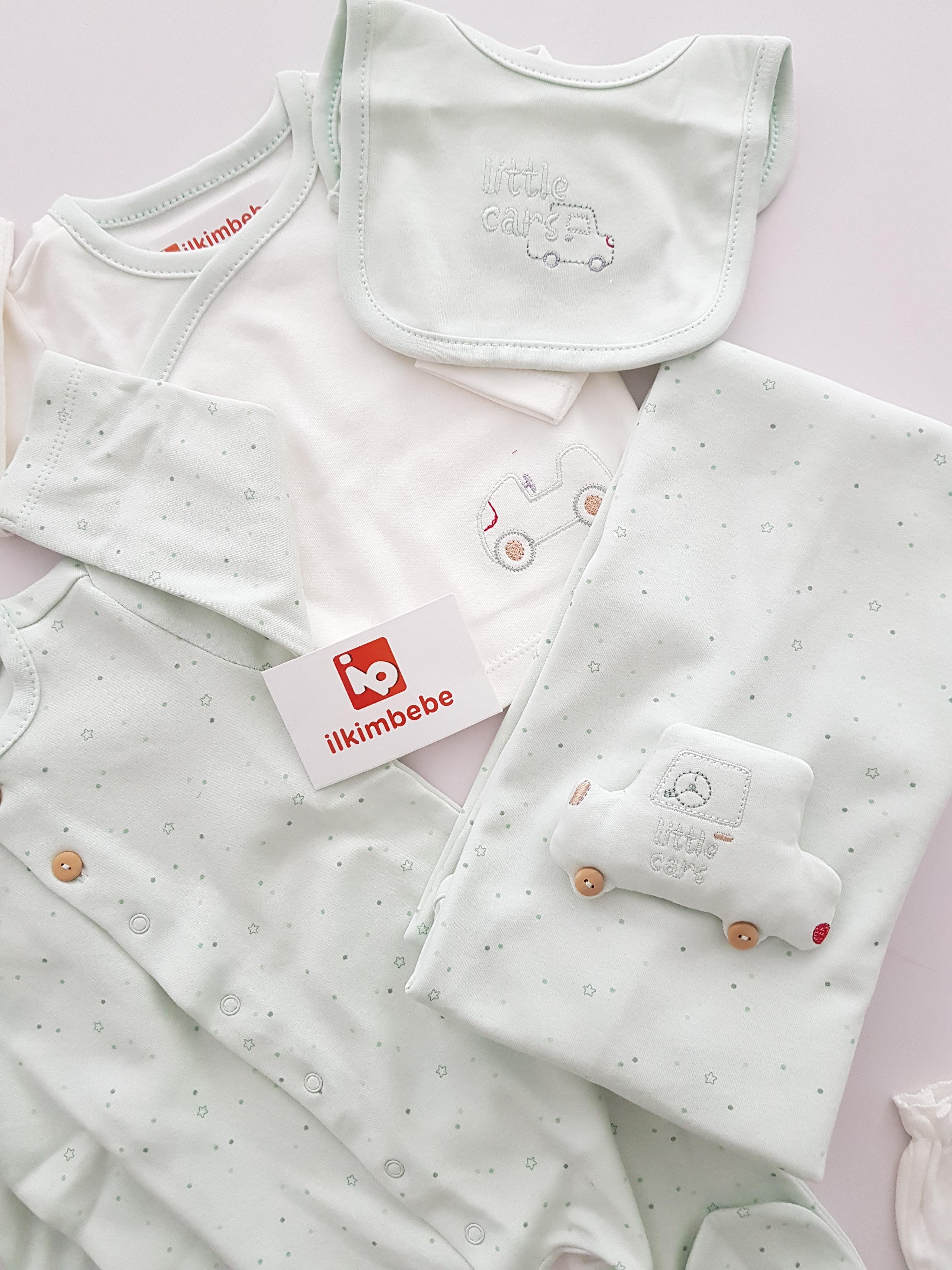 Arabalı 10lu Set - ERKEK BEBEK