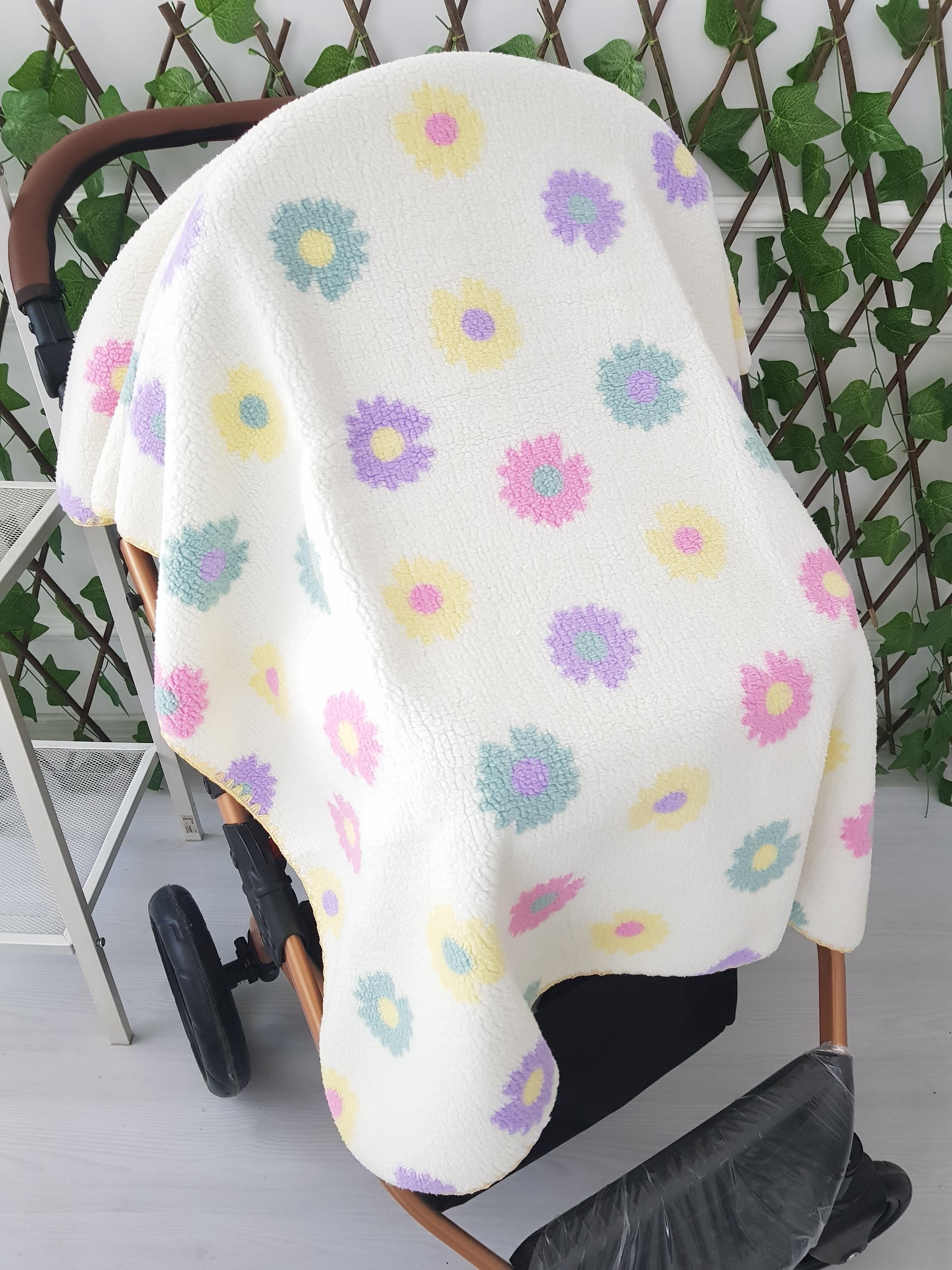 Çiçek Desen Velsoft Battaniye - BATTANİYE&ALT AÇMA