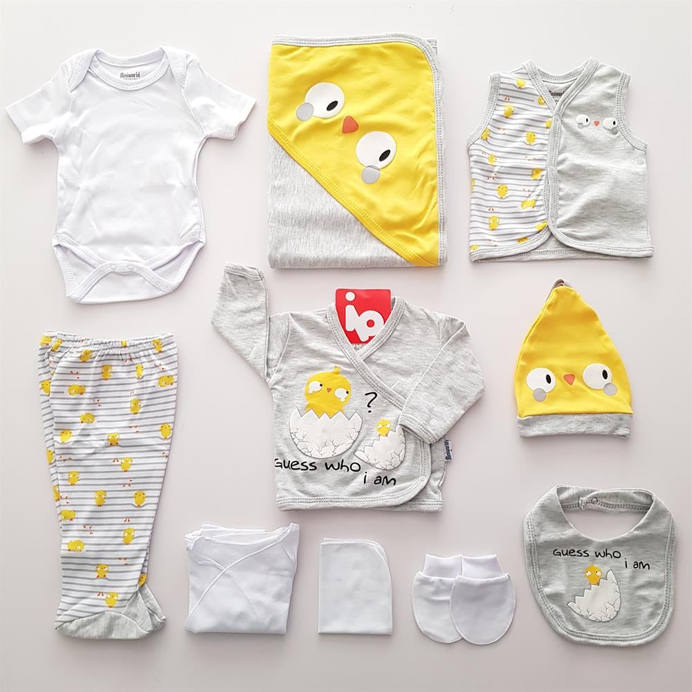 Civcivli 10 Lu Set - ERKEK BEBEK