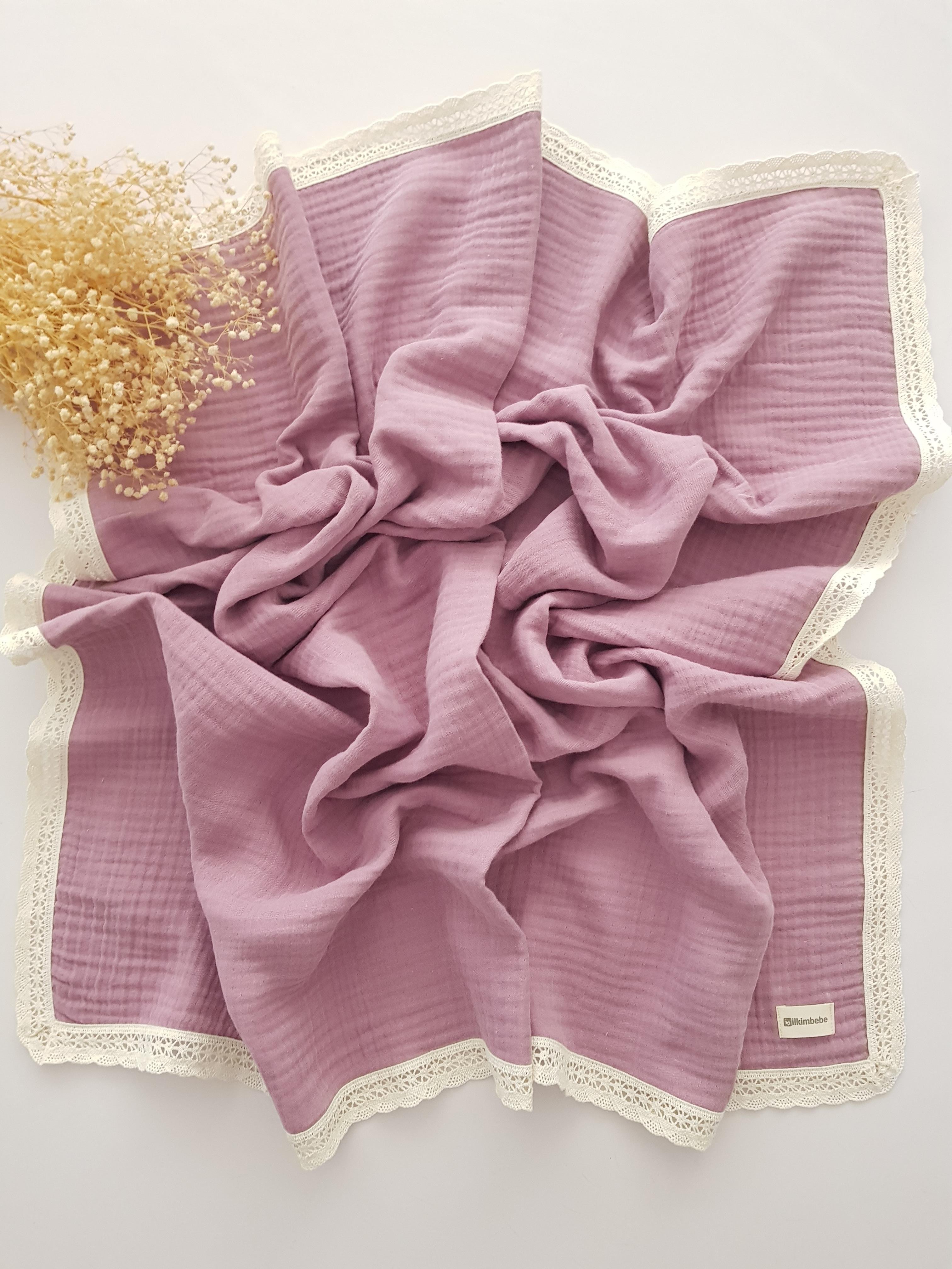Dantelli Nakışlı 8li Set - KIZ BEBEK