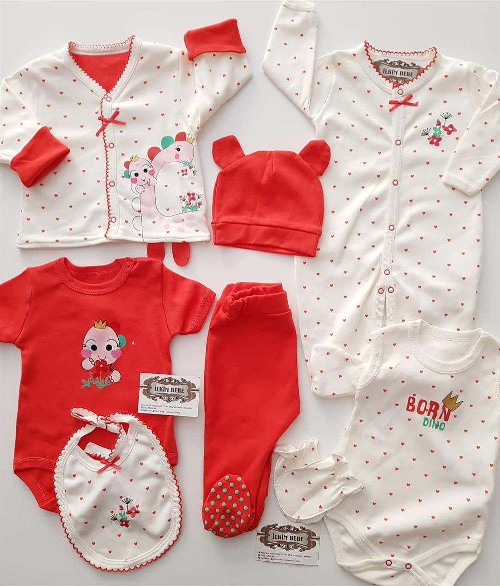 Dino 8li Set - KIZ BEBEK