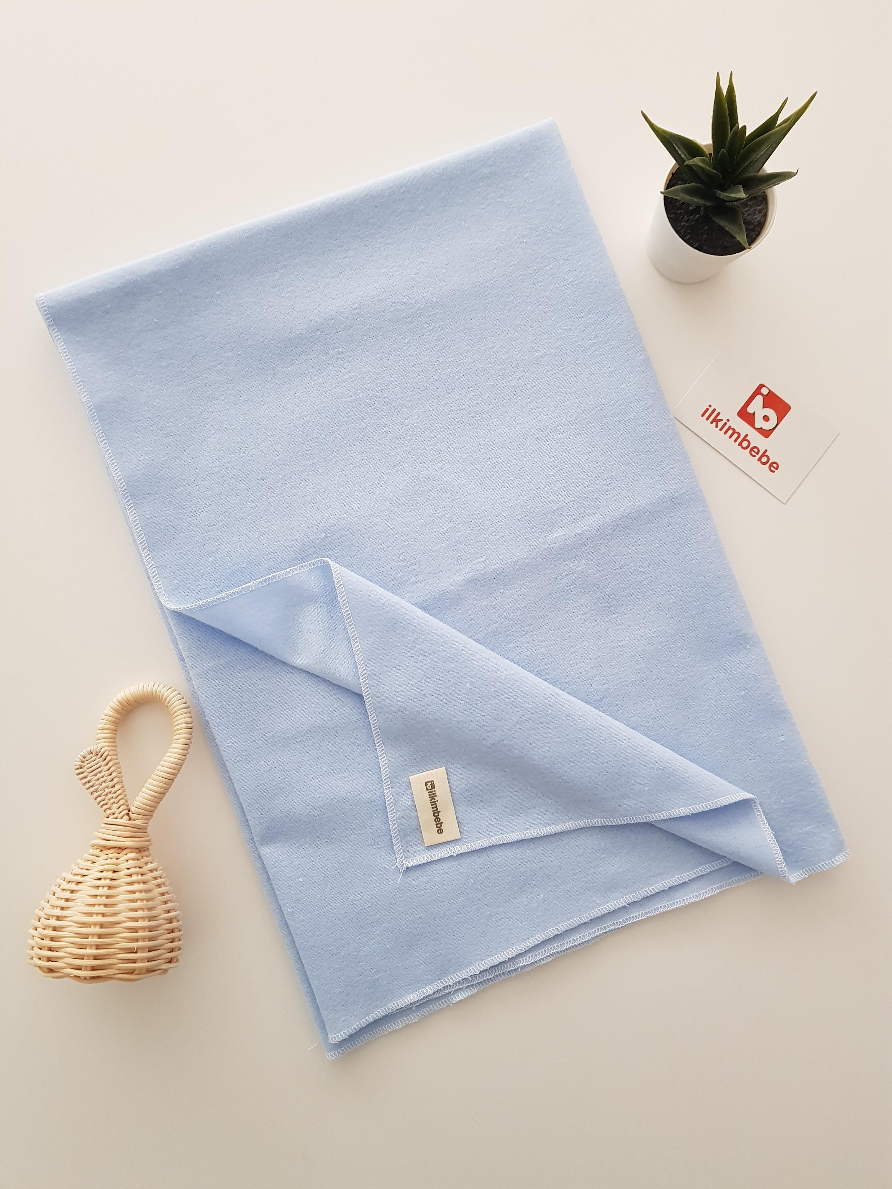 Düz Renk Pazen Bebek Battaniyesi 85x90 - BATTANİYE&ALT AÇMA
