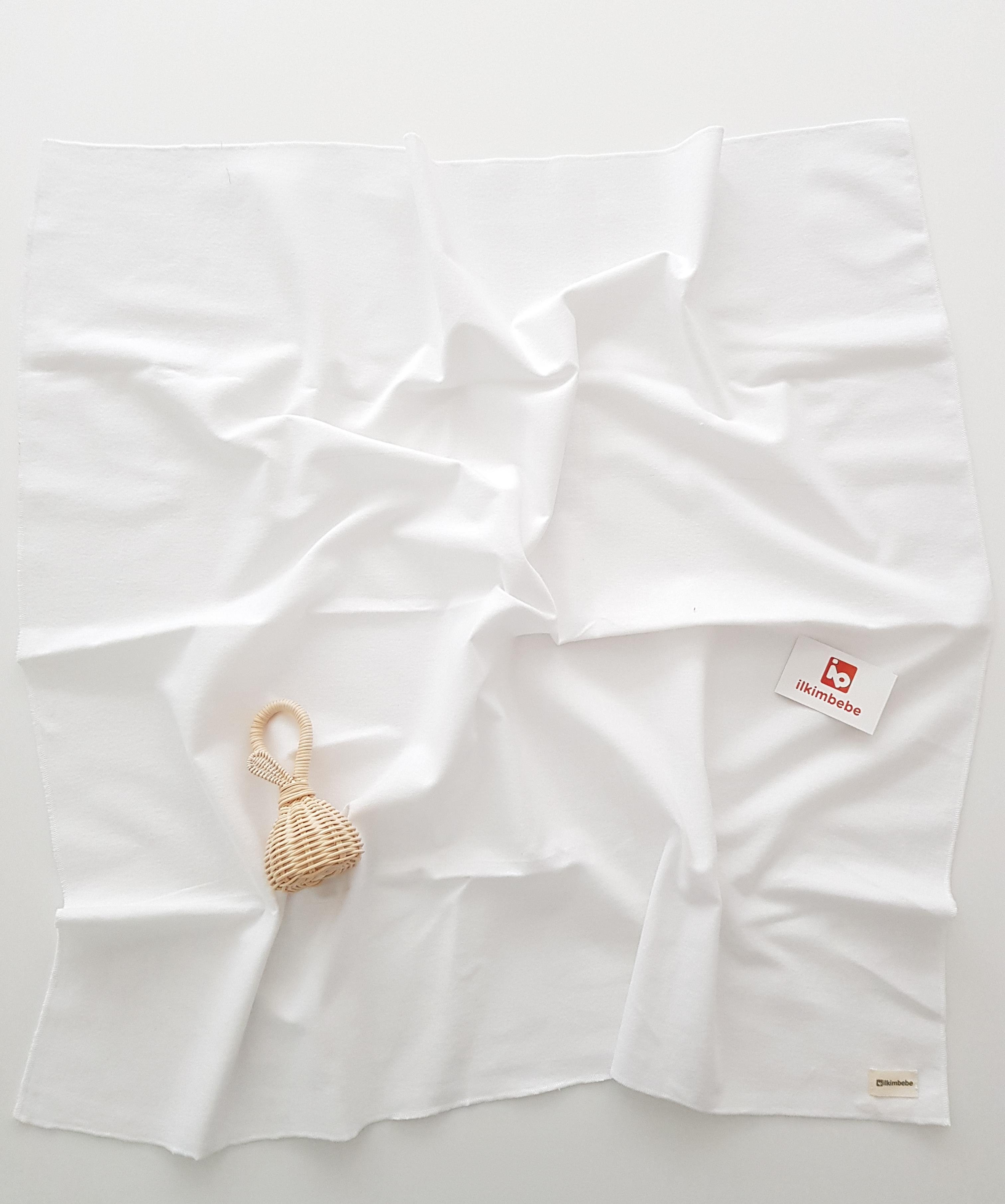 Düz Renk Pazen Bebek Battaniyesi 85x90 - BATTANİYE&ALT AÇMA