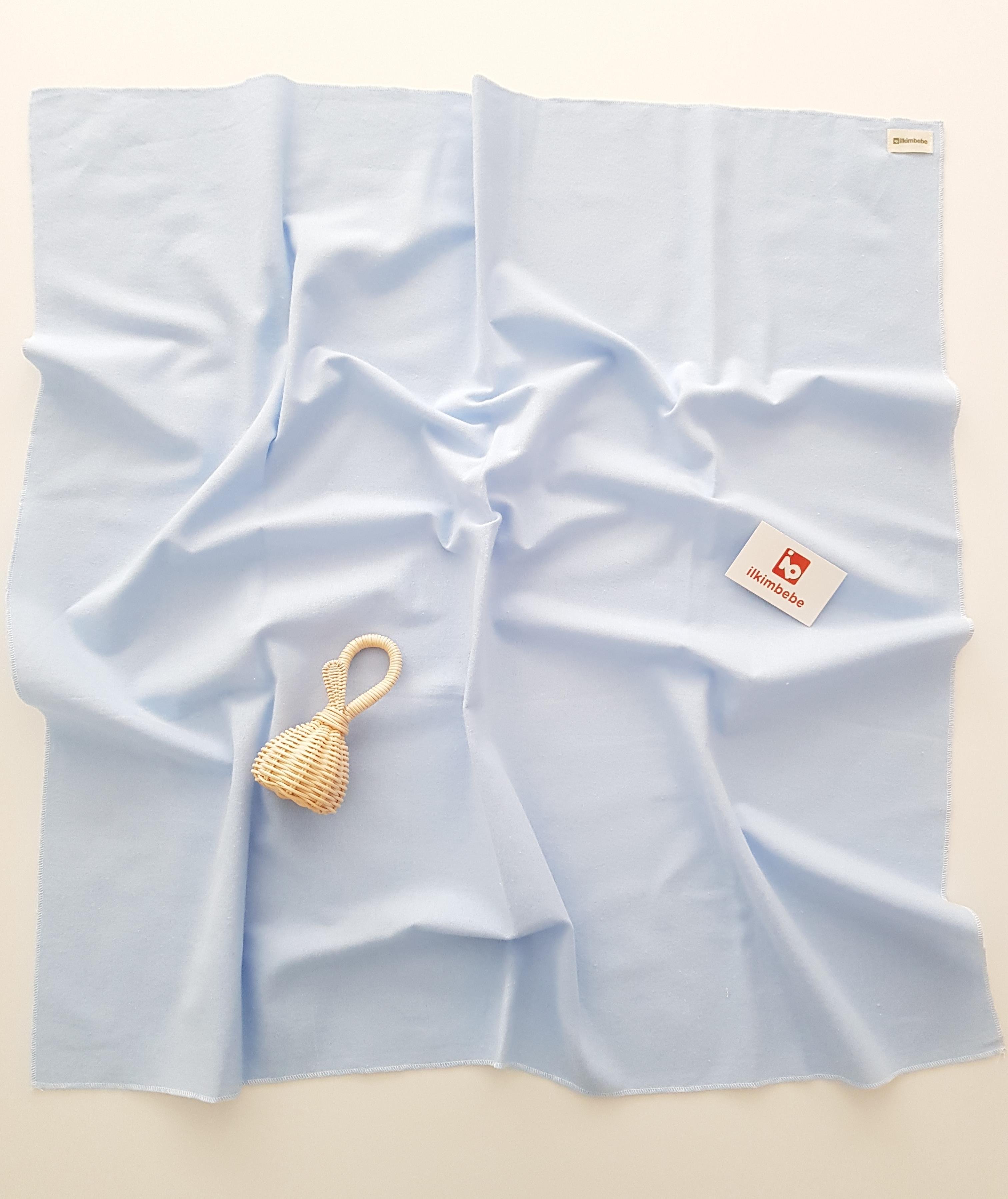 Düz Renk Pazen Bebek Battaniyesi 85x90 - BATTANİYE&ALT AÇMA