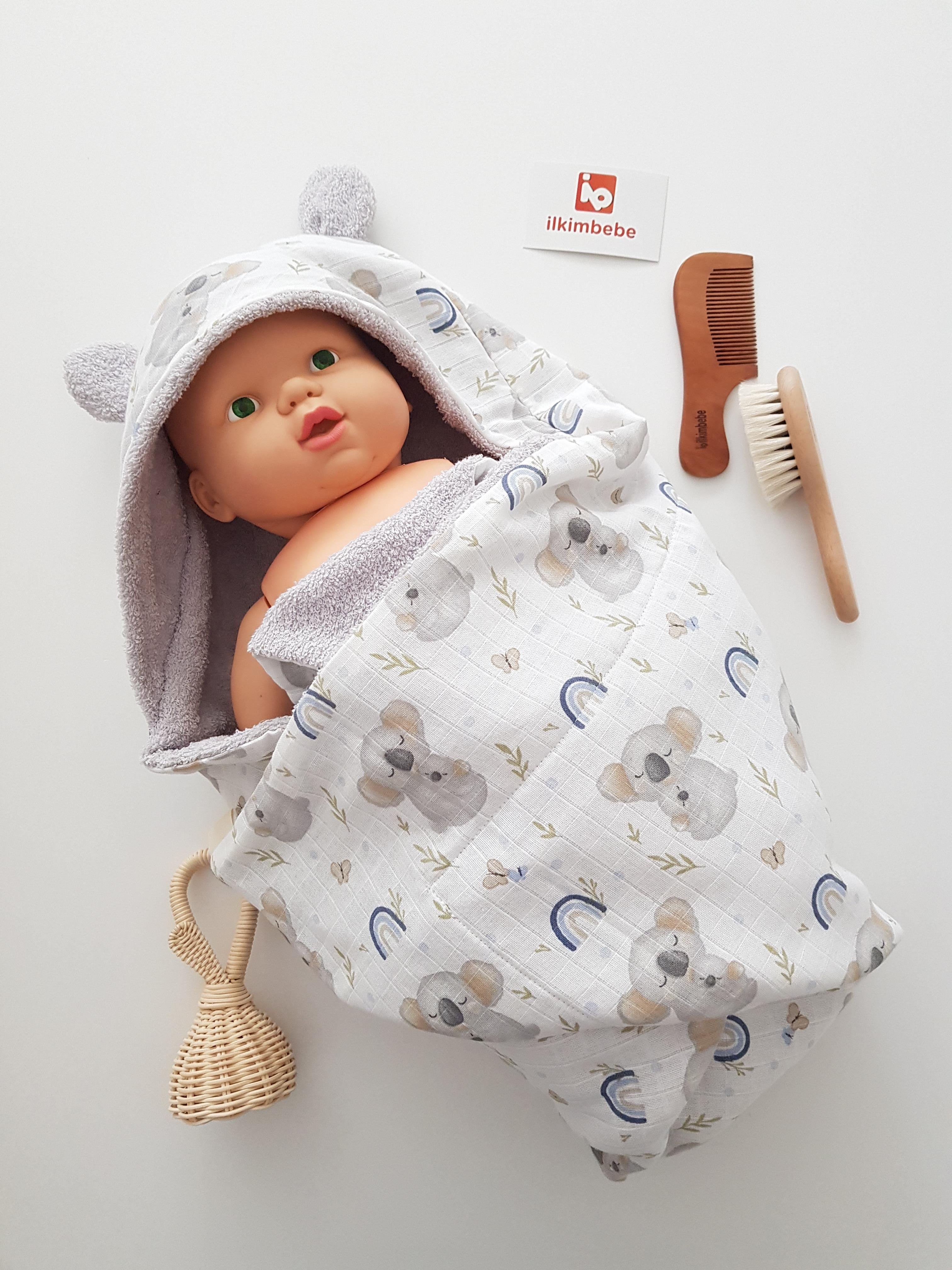 Koala Bebek Havlusu - Erkek Bebek