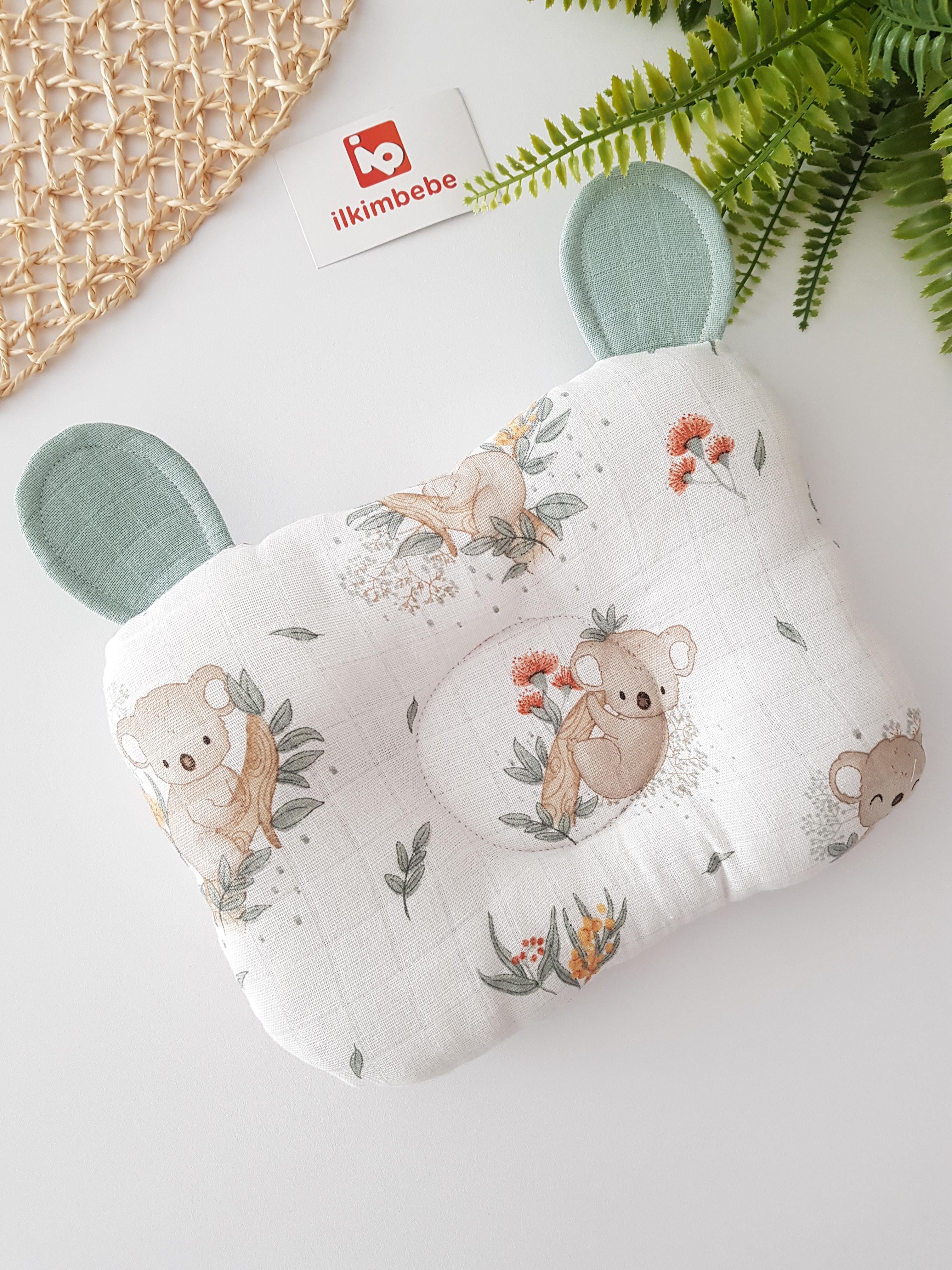 Koala Kulaklı Bebek Yastık - ERKEK BEBEK