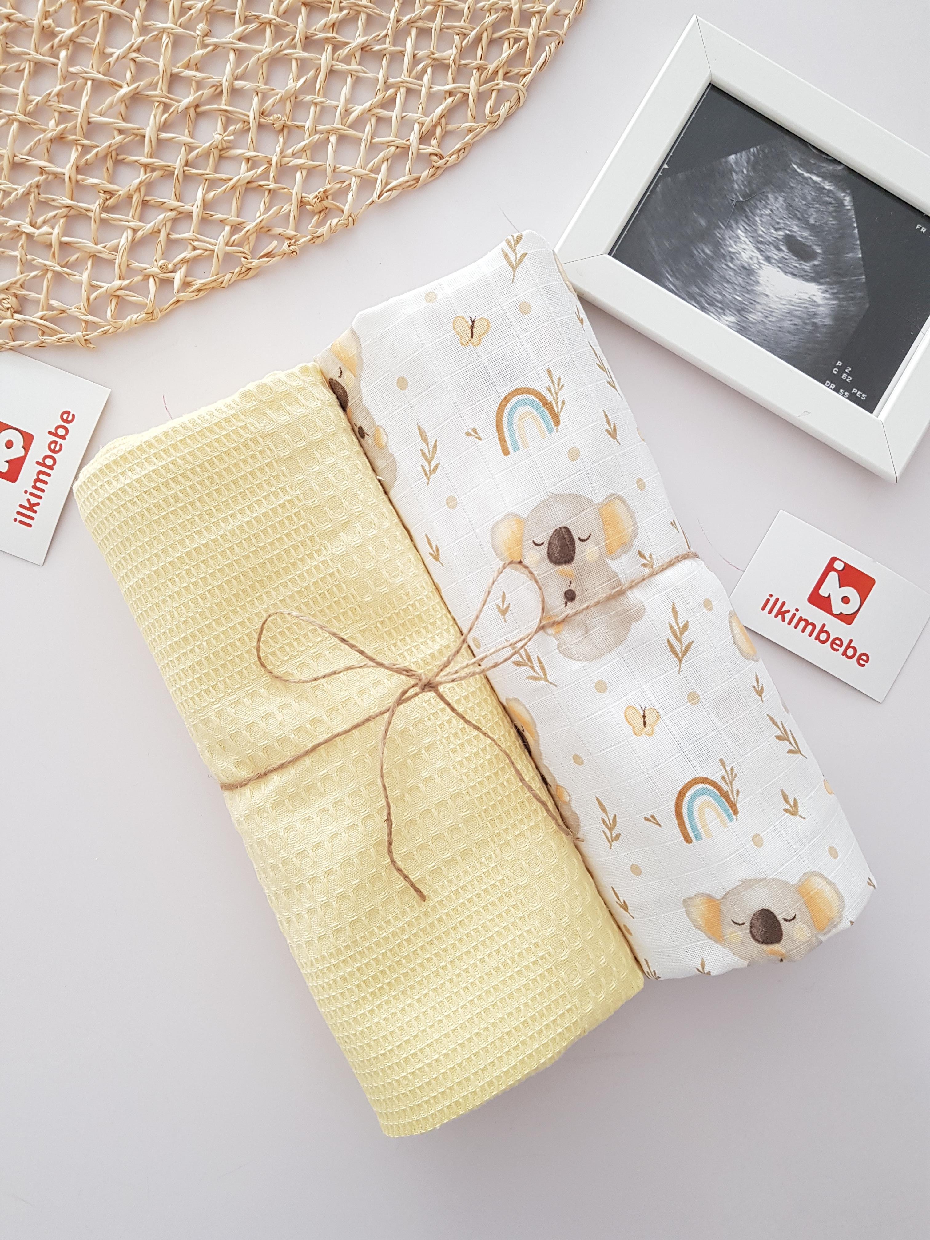 Koala Müslin Pike 2li Battaniye Seti - BATTANİYE&ALT AÇMA