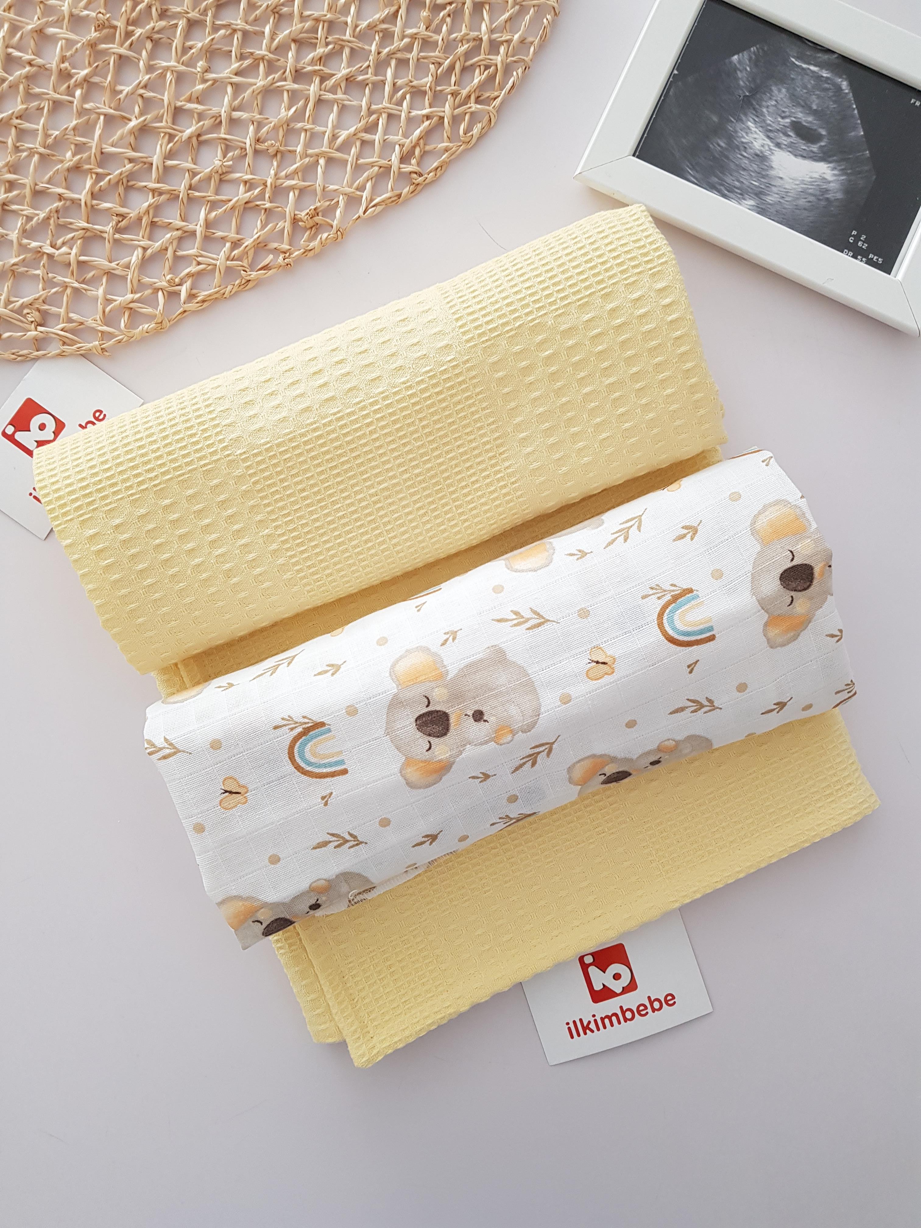 Koala Müslin Pike 2li Battaniye Seti - BATTANİYE&ALT AÇMA