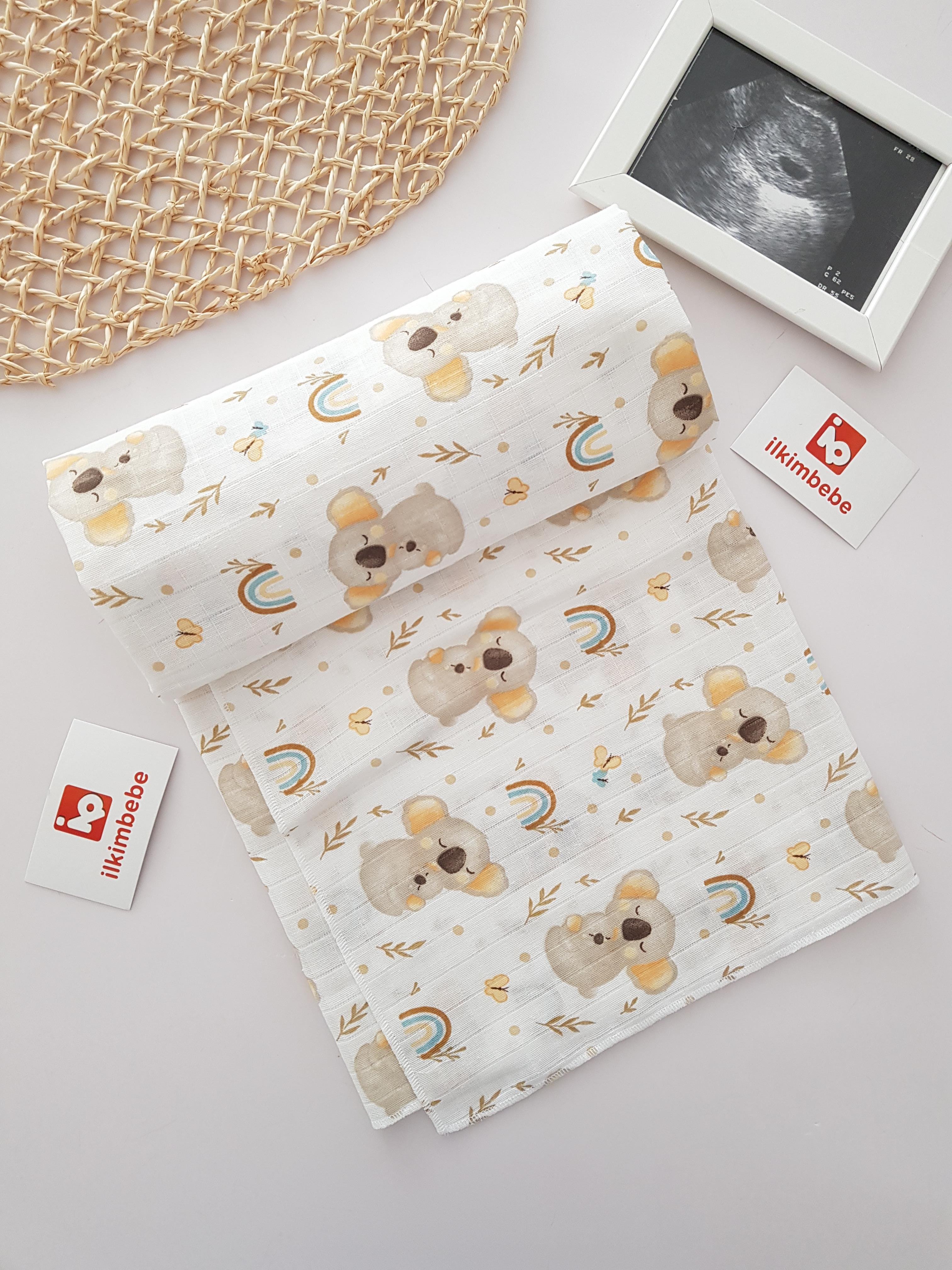 Koala Müslin Pike 2li Battaniye Seti - BATTANİYE&ALT AÇMA